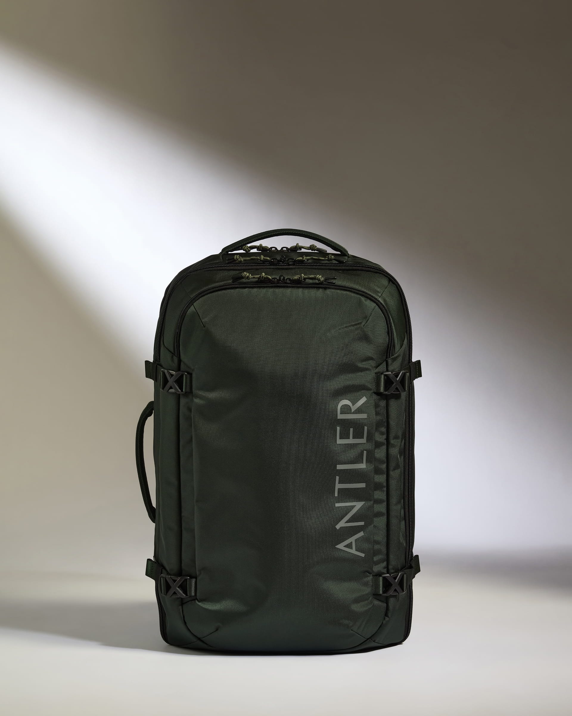 Antler Luggage -  Discovery 60L Backpack in Dark Forest Green - Backpack | Large Discovery 60L Backpack in Green | Rucksacks & Travel Bags
