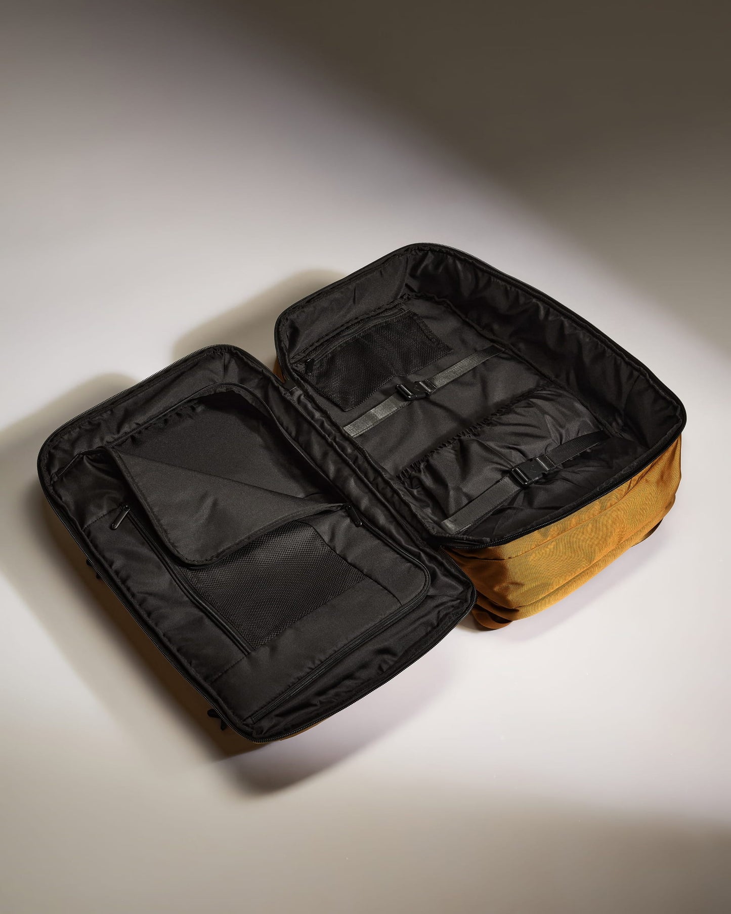 Antler Luggage -  Discovery 60L Backpack in Mustard Yellow - Backpack | Large Discovery 60L Backpack in Yellow | Rucksacks & Travel Bags