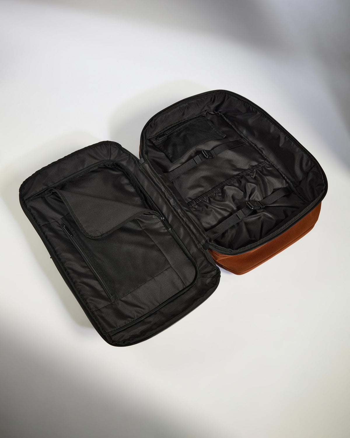 Antler Luggage -  Discovery 60L Hybrid Duffle Backpack in Clay Brown - Backpack | Large Discovery 60L Backpack in Clay | Rucksacks & Travel Bags