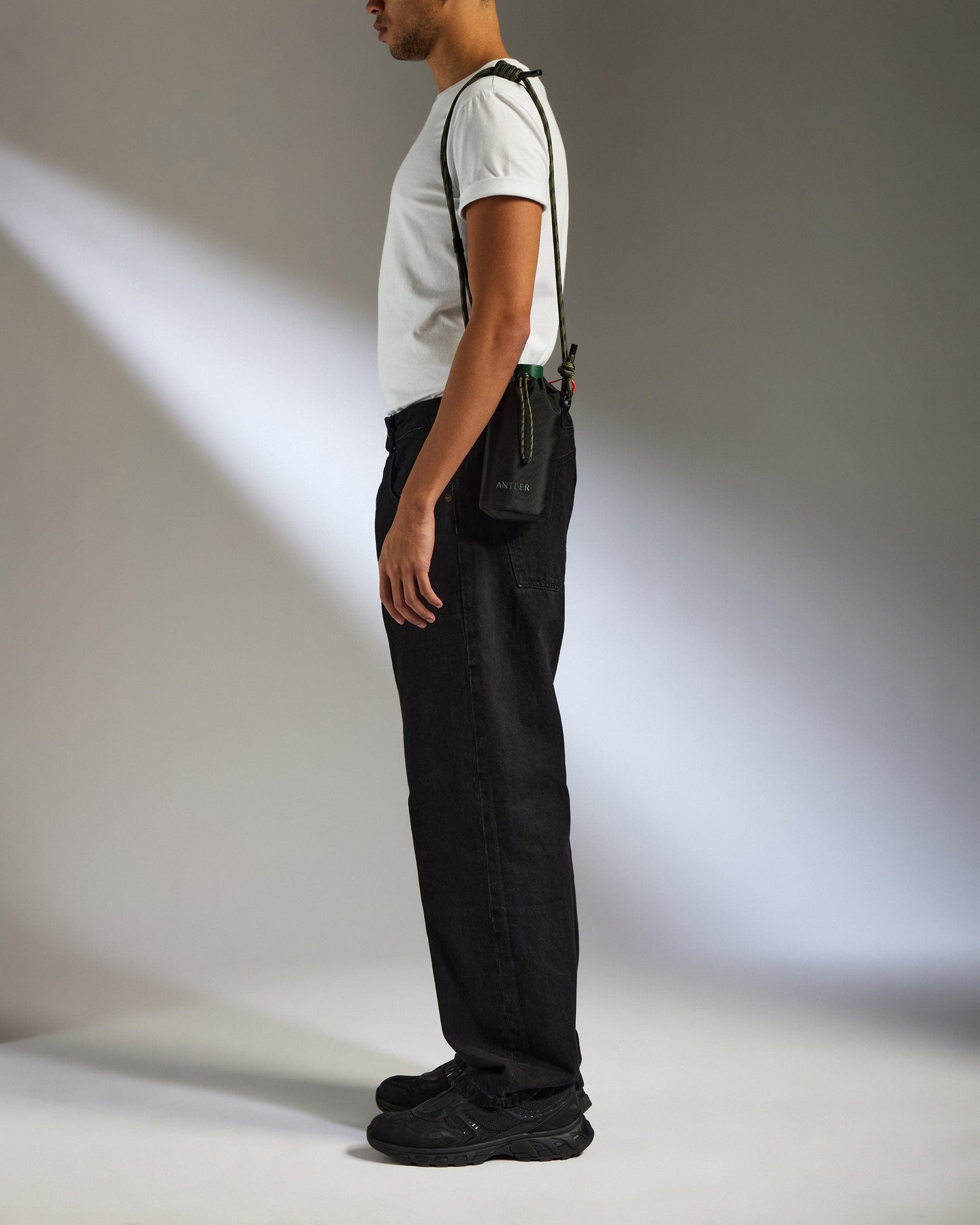 Antler Luggage -  Discovery Bottle Holder in Carbon Black - Water Bottle Holder Discovery Water Bottle Holder in Black | Travel Accessories