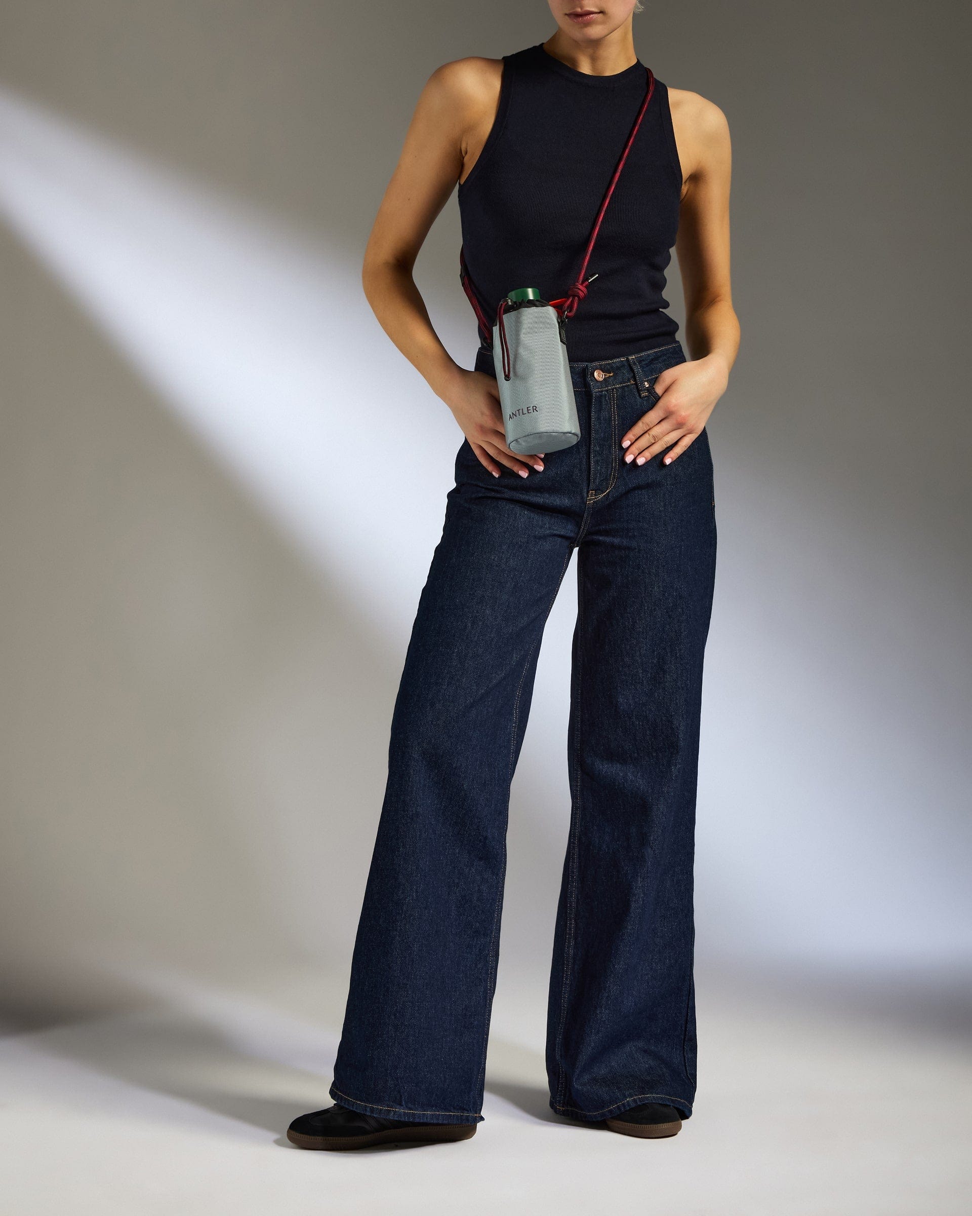 Antler Luggage -  Discovery Bottle Holder in Mist Blue - Water Bottle Holder Discovery Water Bottle Holder in Blue | Travel Accessories