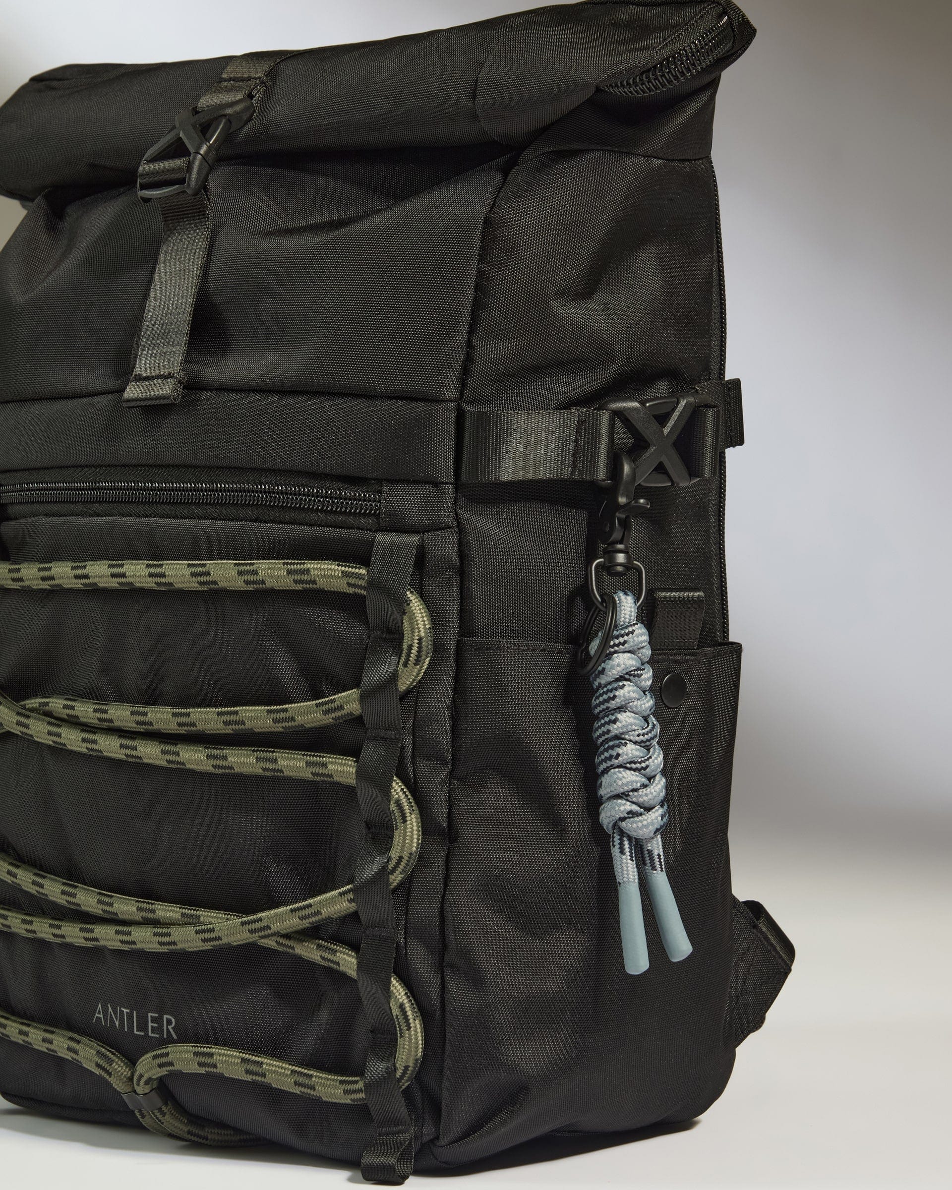 Antler Luggage -  Discovery Keyring in Mist Blue - Accessories Discovery Keyring in Blue | Keychain & Travel Accessories