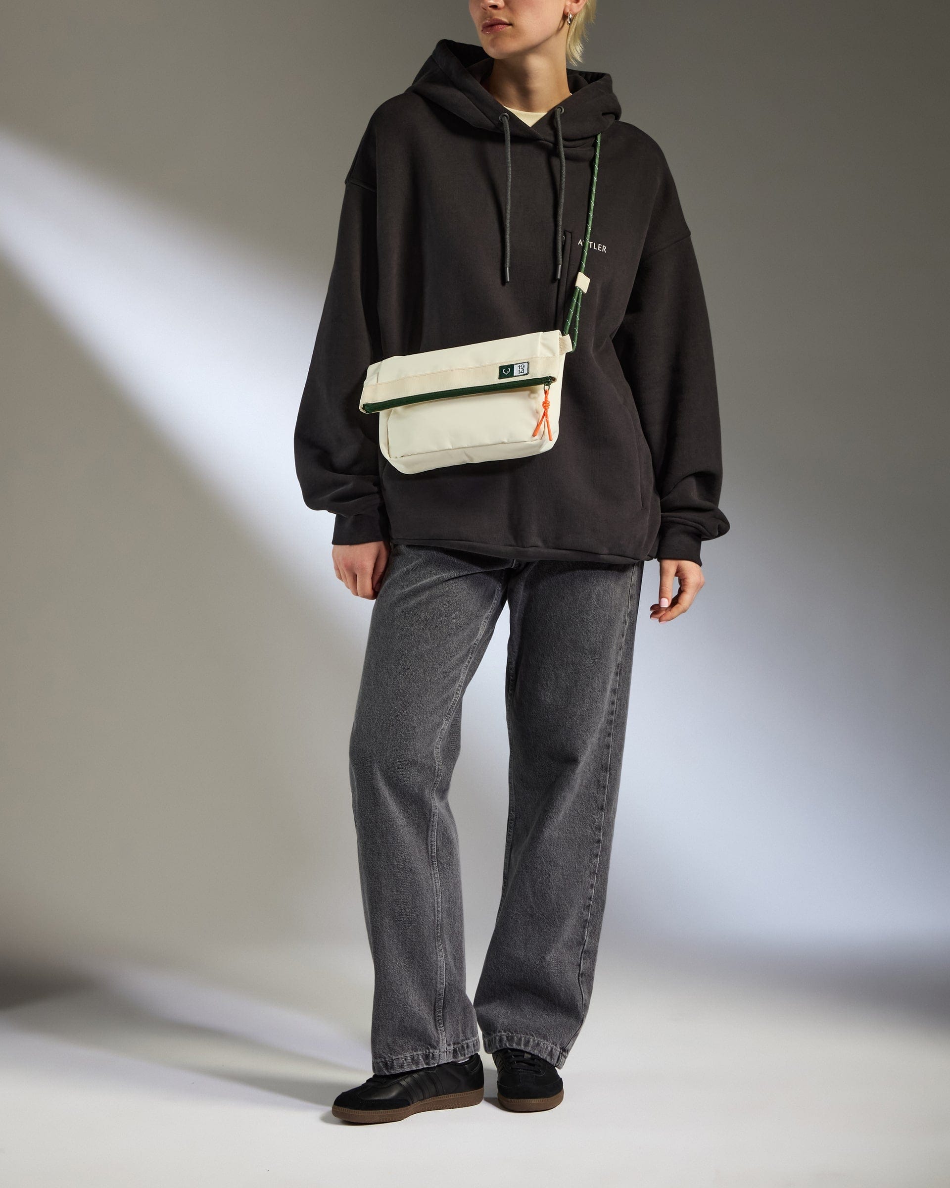 Antler Luggage -  Essential Crossbody Bag in Stone - Cross Body Bag Essential Crossbody Bag in Beige | Travel Bag & Accessories