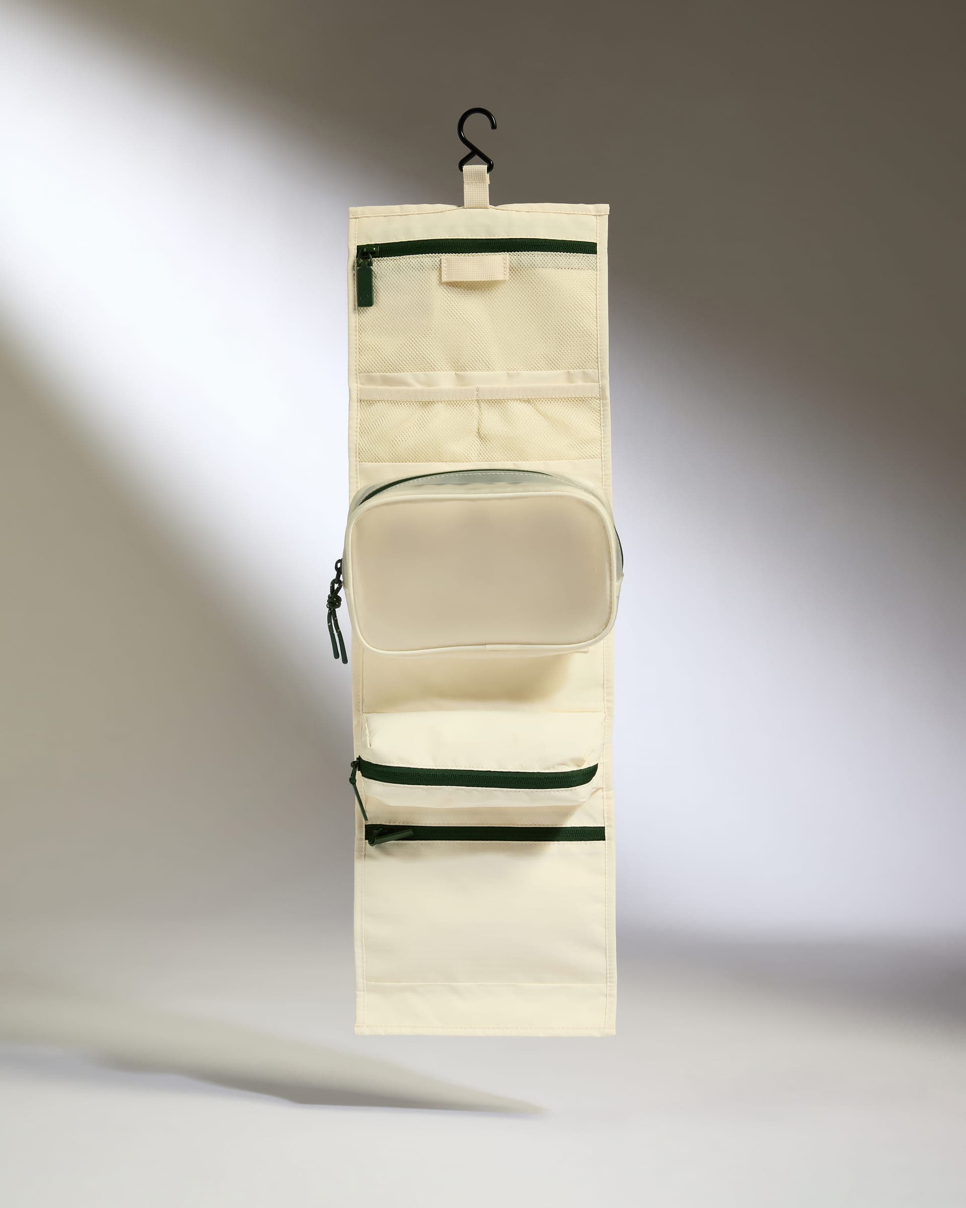 Antler Luggage -  Essential Hanging Wash Bag in Stone - Wash Bag Essential Hanging Wash Bag in Beige | Travel Accessories & Toiletry Bag