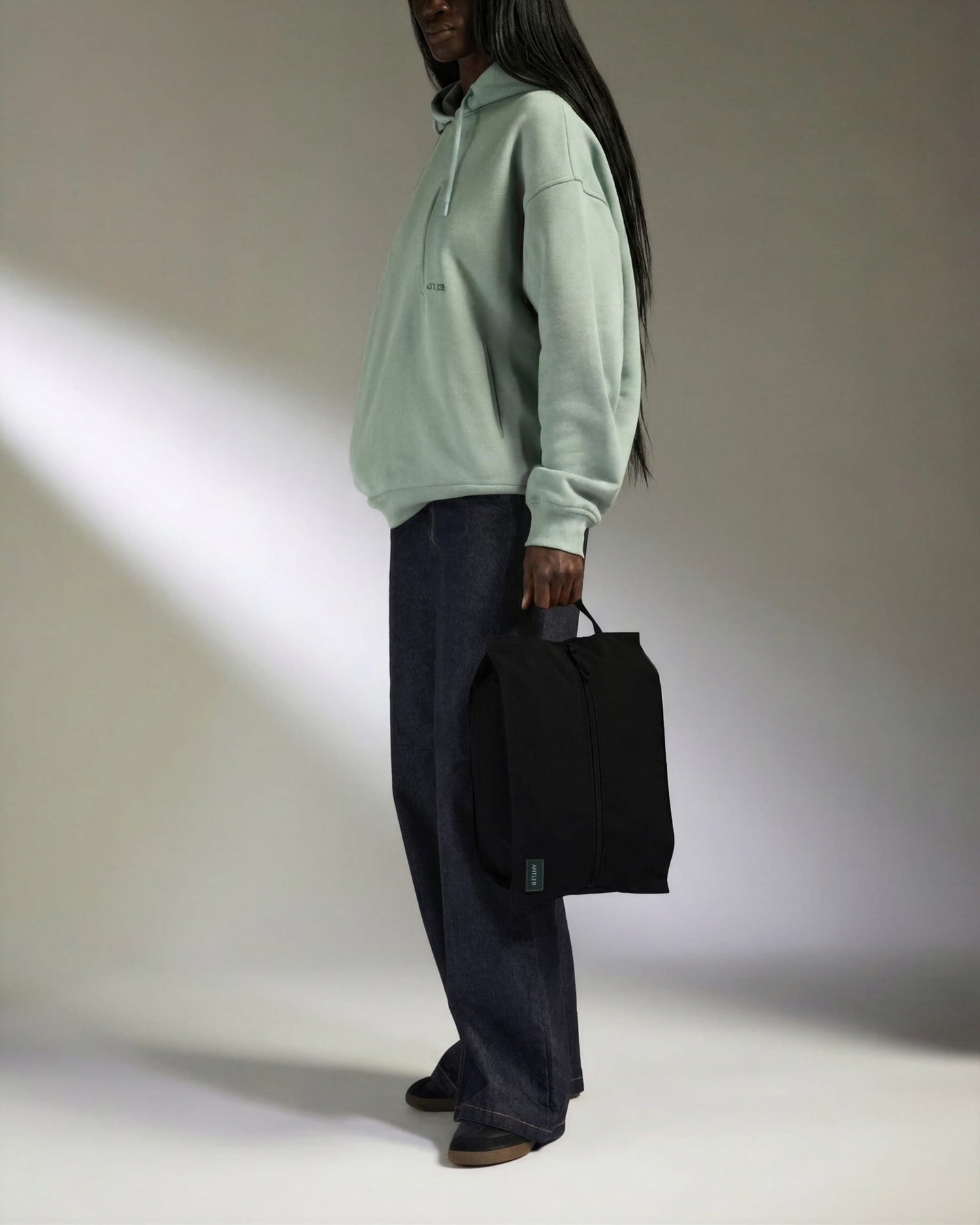 Antler Luggage -  Essential Shoe Bag in Black - Set of 2 - Shoe Bag Essential Shoe Bag in Black | Travel Accessories & Travel Shoe Bag