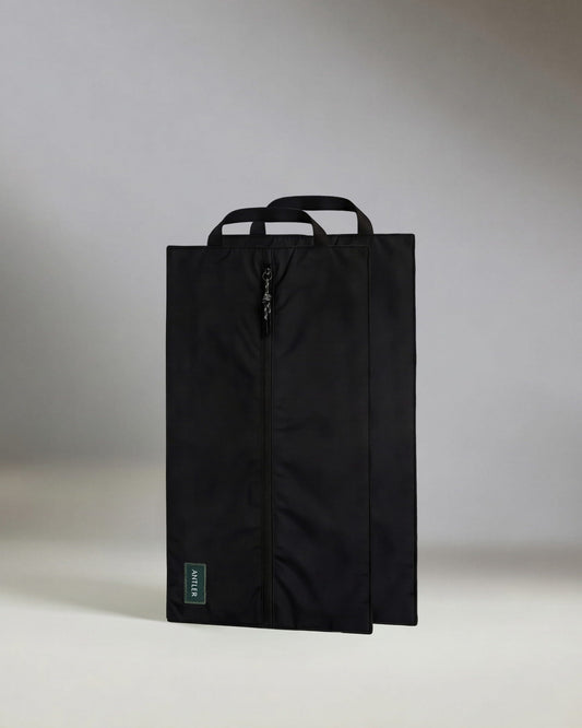 Antler Luggage -  Essential Shoe Bag in Black - Set of 2 - Shoe Bag Essential Shoe Bag in Black | Travel Accessories & Travel Shoe Bag