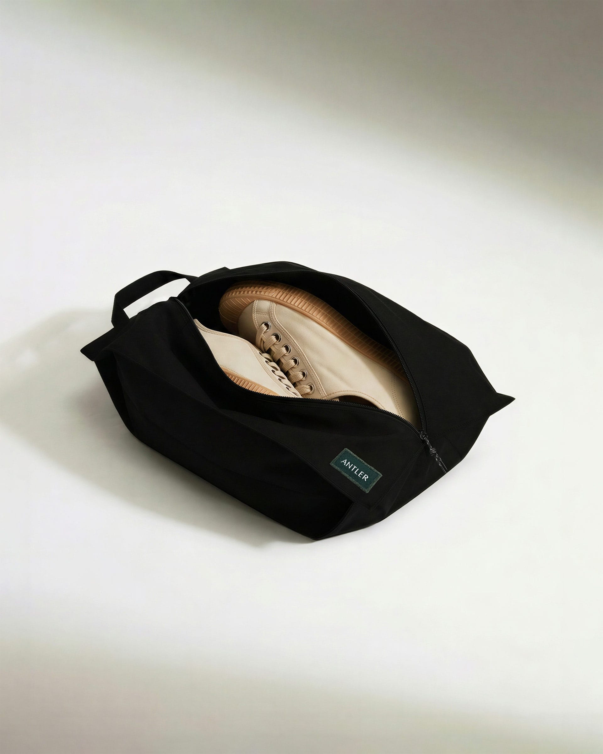 Antler Luggage -  Essential Shoe Bag in Black - Set of 2 - Shoe Bag Essential Shoe Bag in Black | Travel Accessories & Travel Shoe Bag