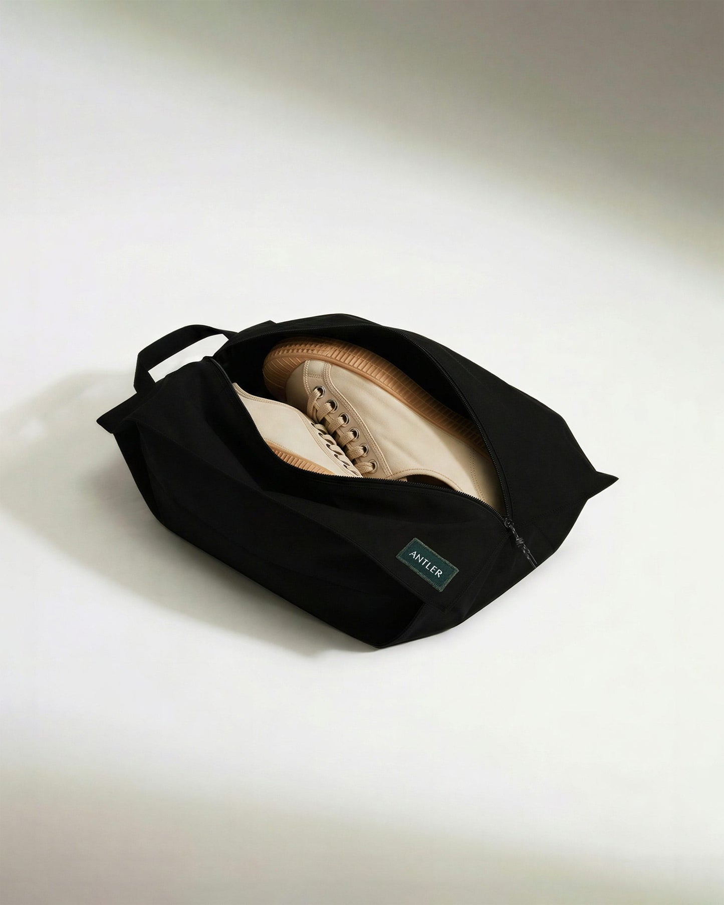 Antler Luggage -  Essential Shoe Bag in Black - Set of 2 - Shoe Bag Essential Shoe Bag in Black | Travel Accessories & Travel Shoe Bag