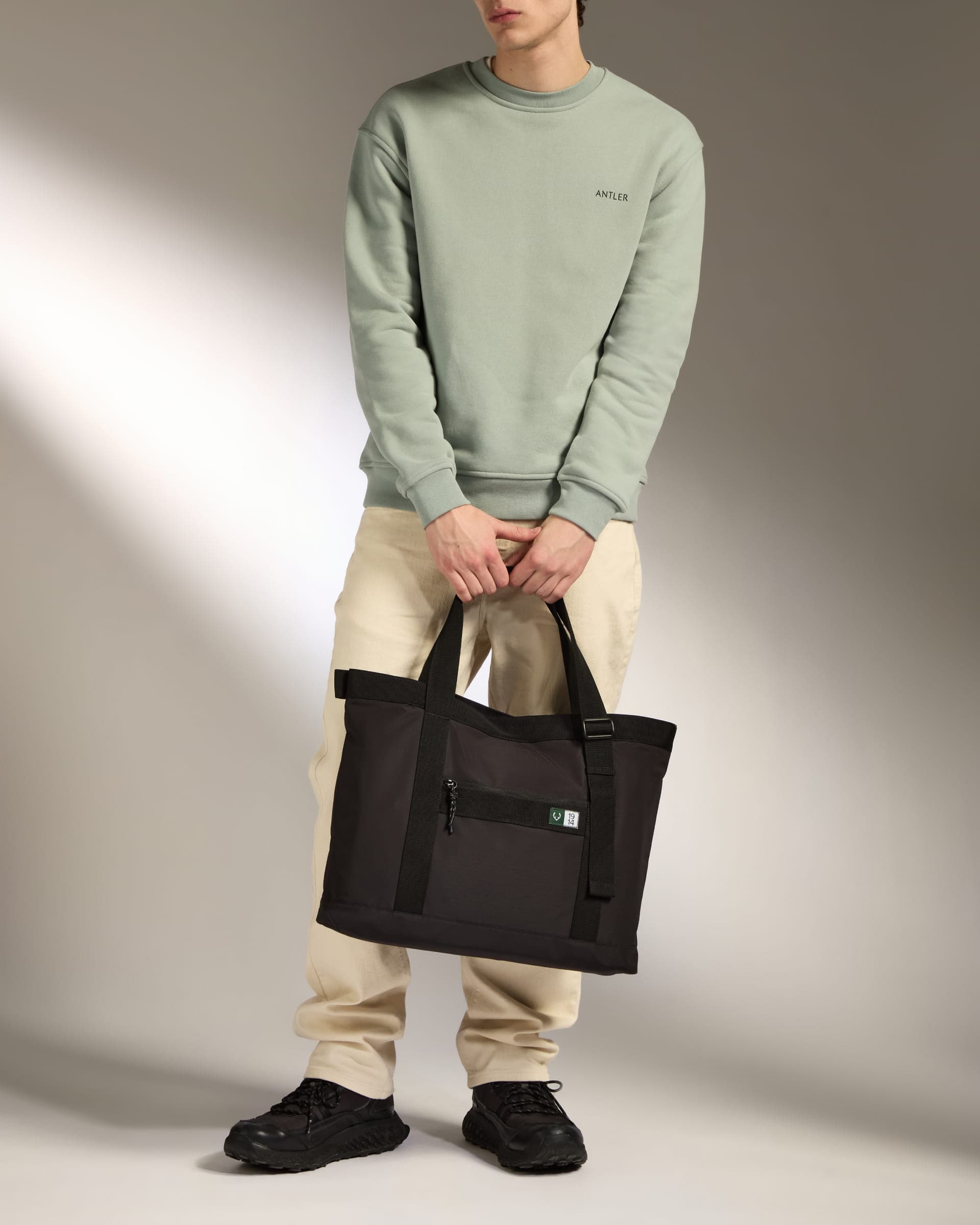 Antler Luggage -  Essential Tote Bag in Black - Tote Bag Essential Tote Bag in Black | Travel & Lifestyle Bags 