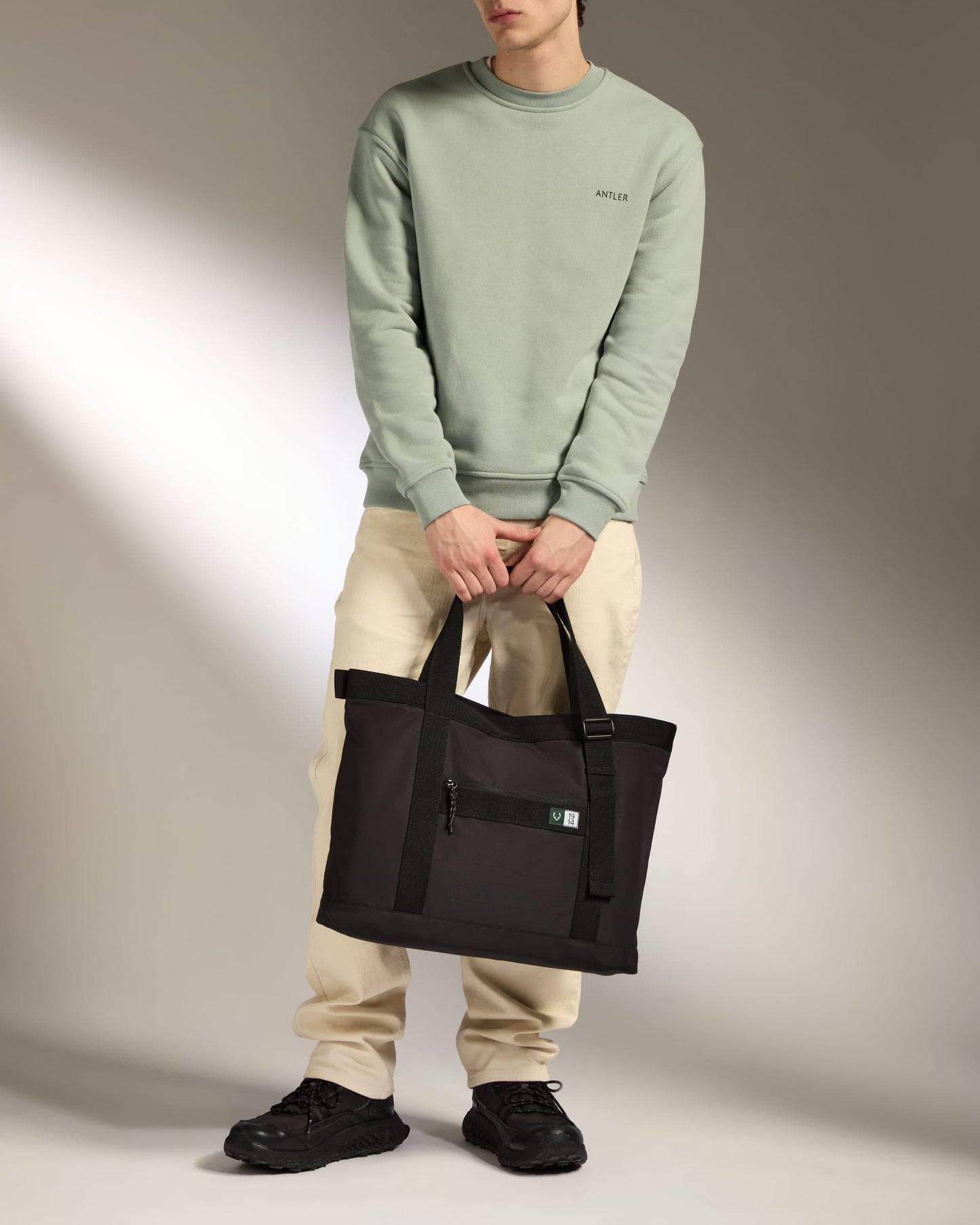 Antler Luggage -  Essential Tote Bag in Black - Tote Bag Essential Tote Bag in Black | Travel & Lifestyle Bags 