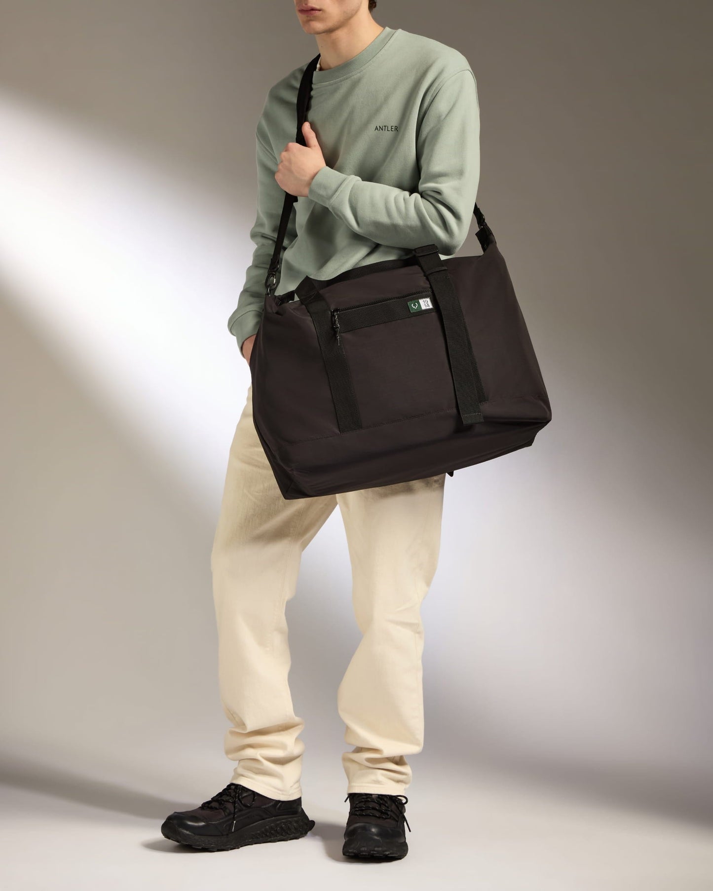 Antler Luggage -  Essential Weekender Bag in Black - Weekender Essential Weekender Bag in Black | Travel & Lifestyle Bags 
