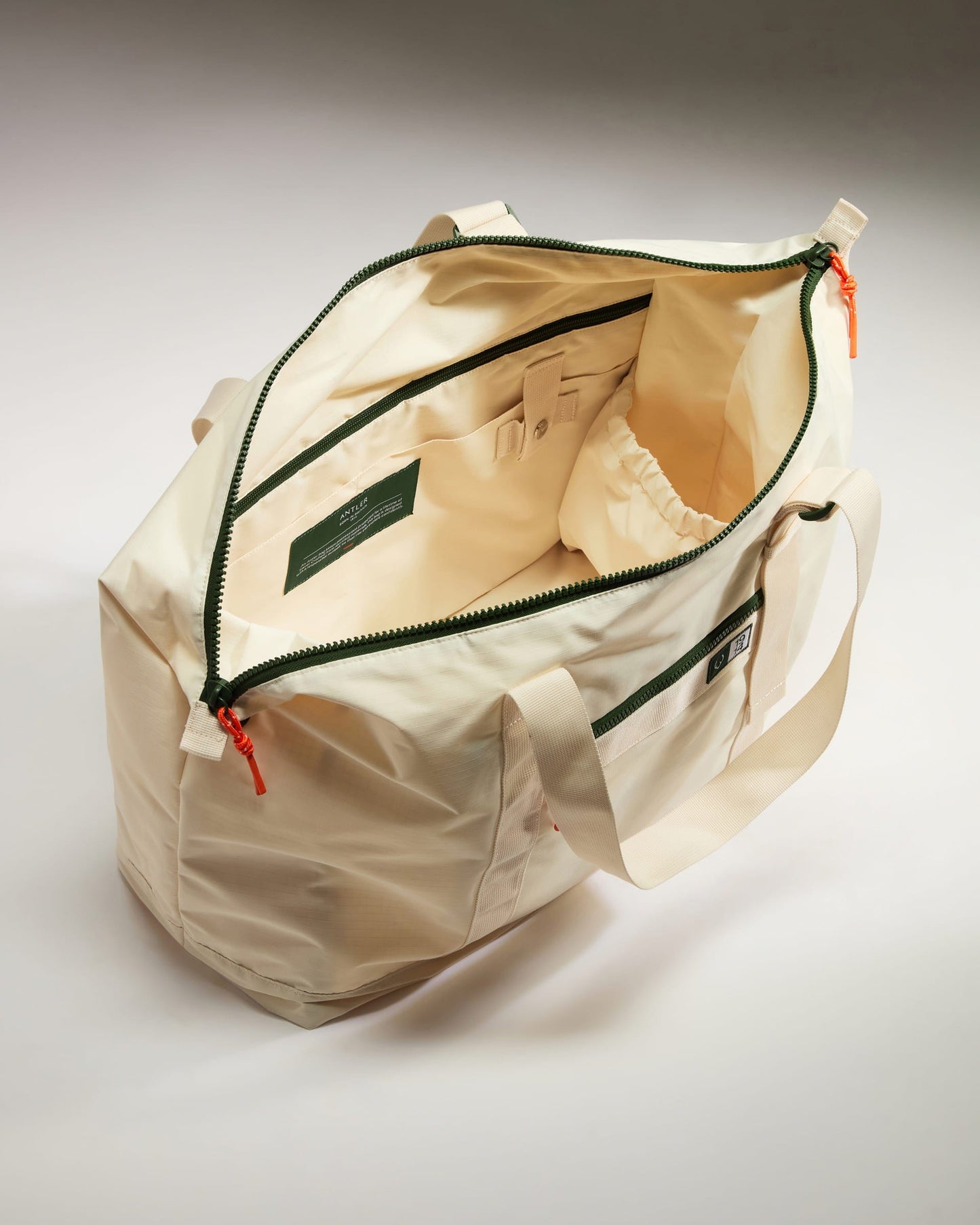 Antler Luggage -  Essential Weekender Bag in Stone - Weekender Essential Weekender Bag in Beige | Travel & Lifestyle Bags 