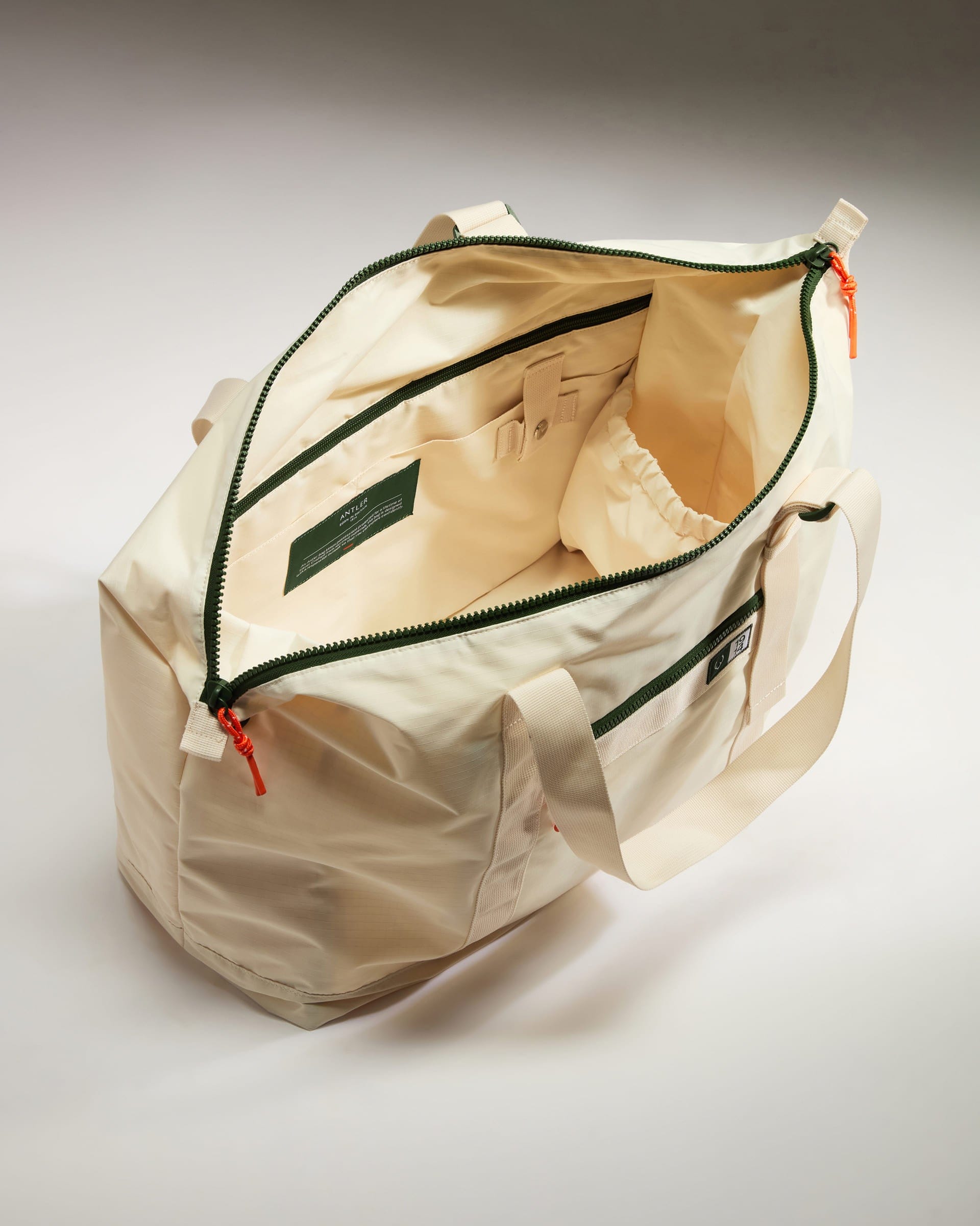 Antler Luggage -  Essential Weekender Bag in Stone - Weekender Essential Weekender Bag in Beige | Travel & Lifestyle Bags 