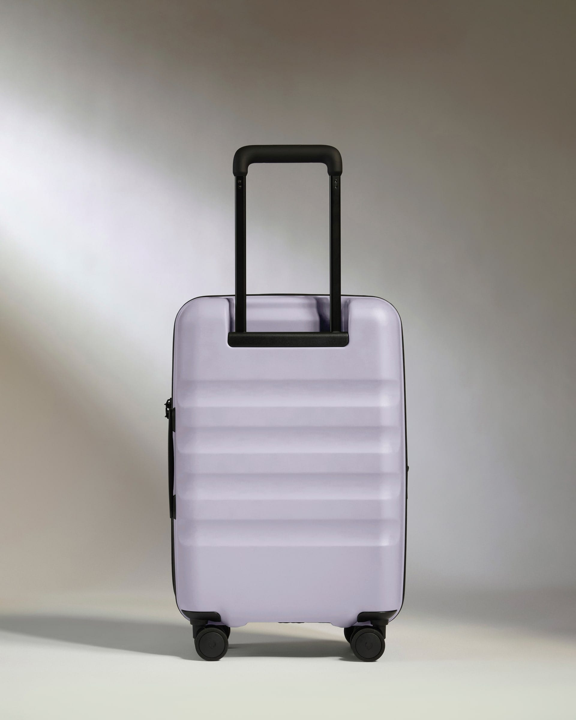 Antler Luggage -  Expandable Cabin Suitcase in Meadow Purple - Icon Stripe - Hard Suitcase - Expander Cabin Icon Stripe Cabin with Expander in Light Purple | Lightweight & Hard Shell Suitcase
