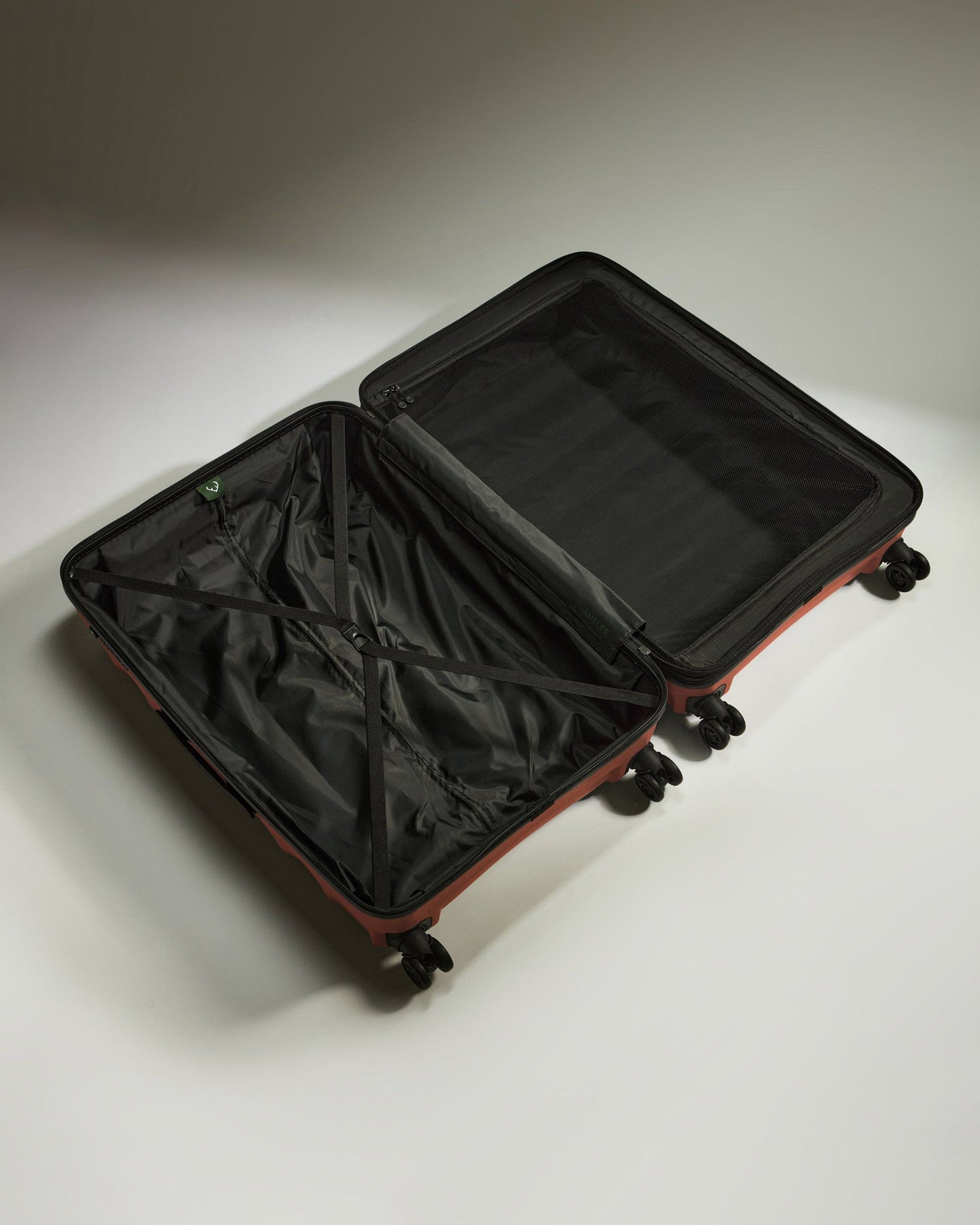 Antler Luggage -  Expandable Cabin Suitcase Set in Soft Orange- Juno - Hard Suitcase Expandable Cabin Suitcase Set in Soft Orange - Juno | Lightweight & Hard Shell Suitcase