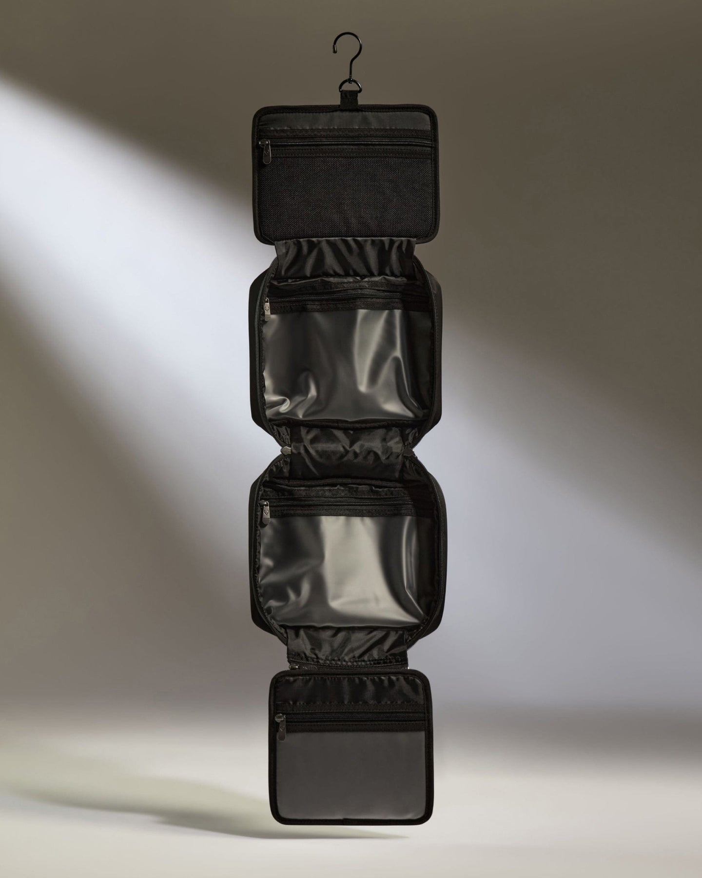 Antler Luggage -  Hanging Wash Bag in Black - Chelsea - Accessories Hanging Wash Bag Black | Travel Accessories & Travel Toiletry Bag