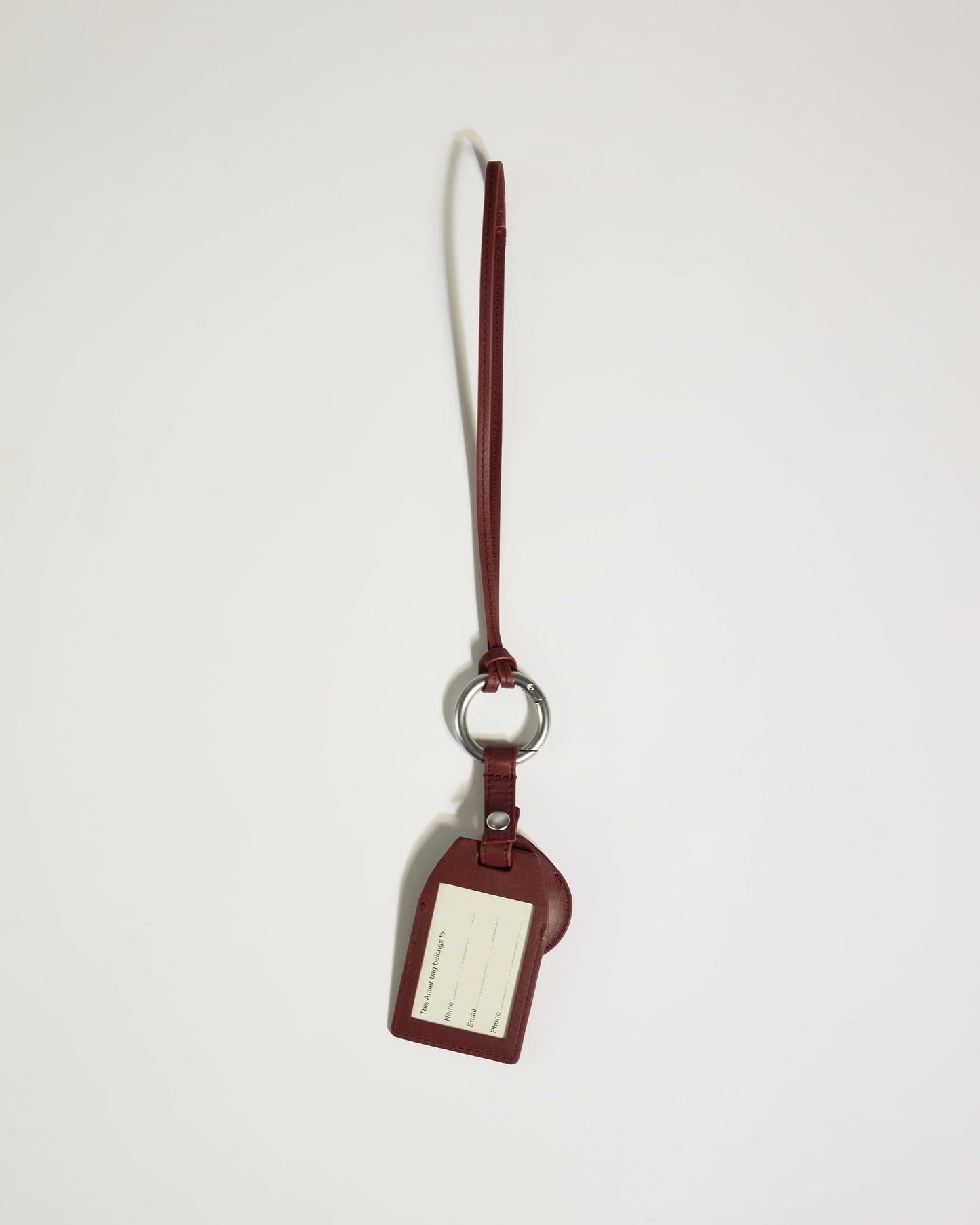 Antler Luggage -  Heritage AirTag Luggage Tag in Cedar - Luggage Tags Heritage AirTag Luggage Tag in Cedar