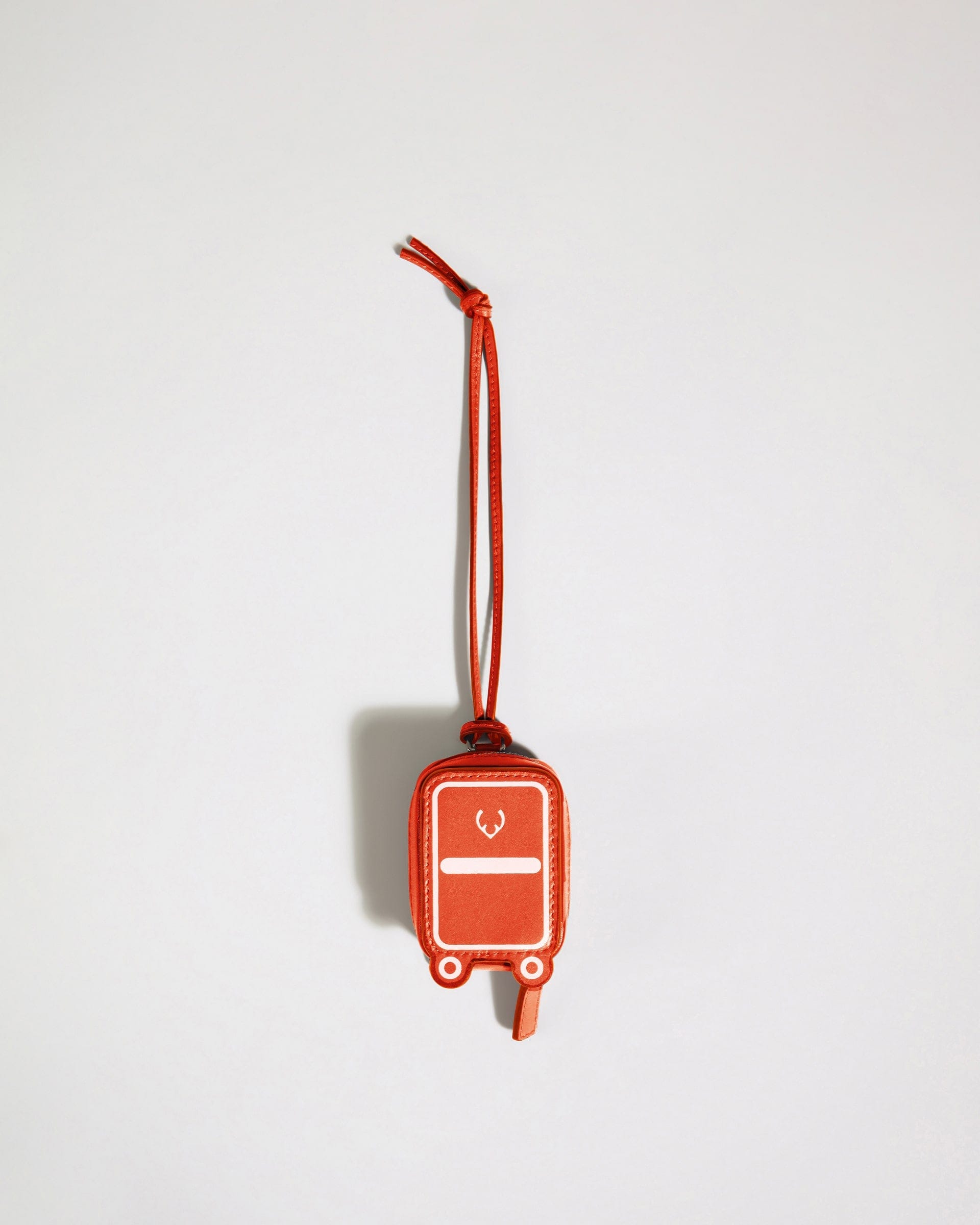 Leather Airpod Case in Orange | Airpod Earbud Holder & Travel