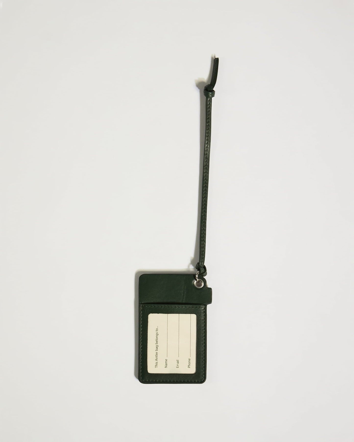Antler Luggage -  Heritage Leather Tag Camera Green - Travel Accessories Heritage Leather Tag Camera Green