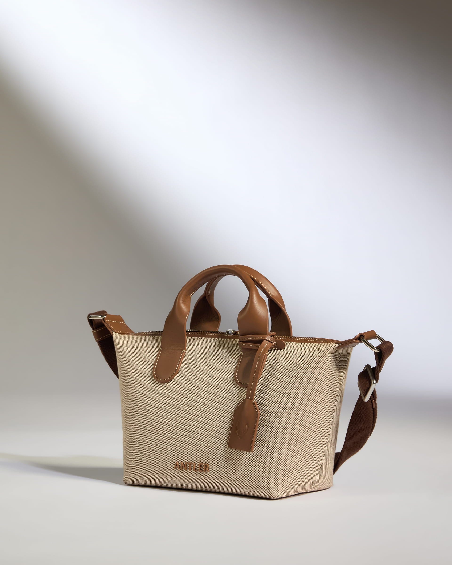 Heritage Mini Crossbody Bag Natural | Travel Bag | Canvas