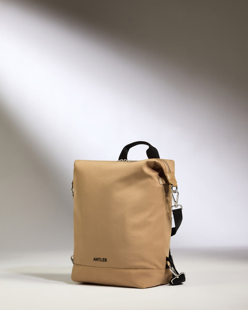 Icon 2-in-1 Tote and Backpack in Beige | Travel & Lifestyle Bags ...
