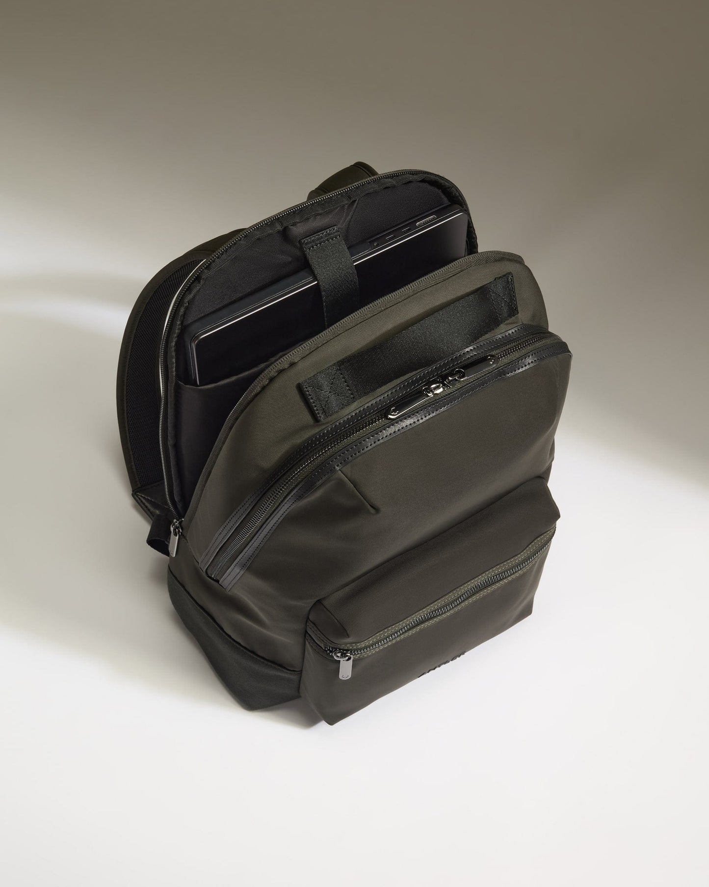 Antler Luggage -  Icon Backpack in Dark Khaki Green - Backpack Icon Backpack in Khaki Green | Rucksacks & Travel Bags