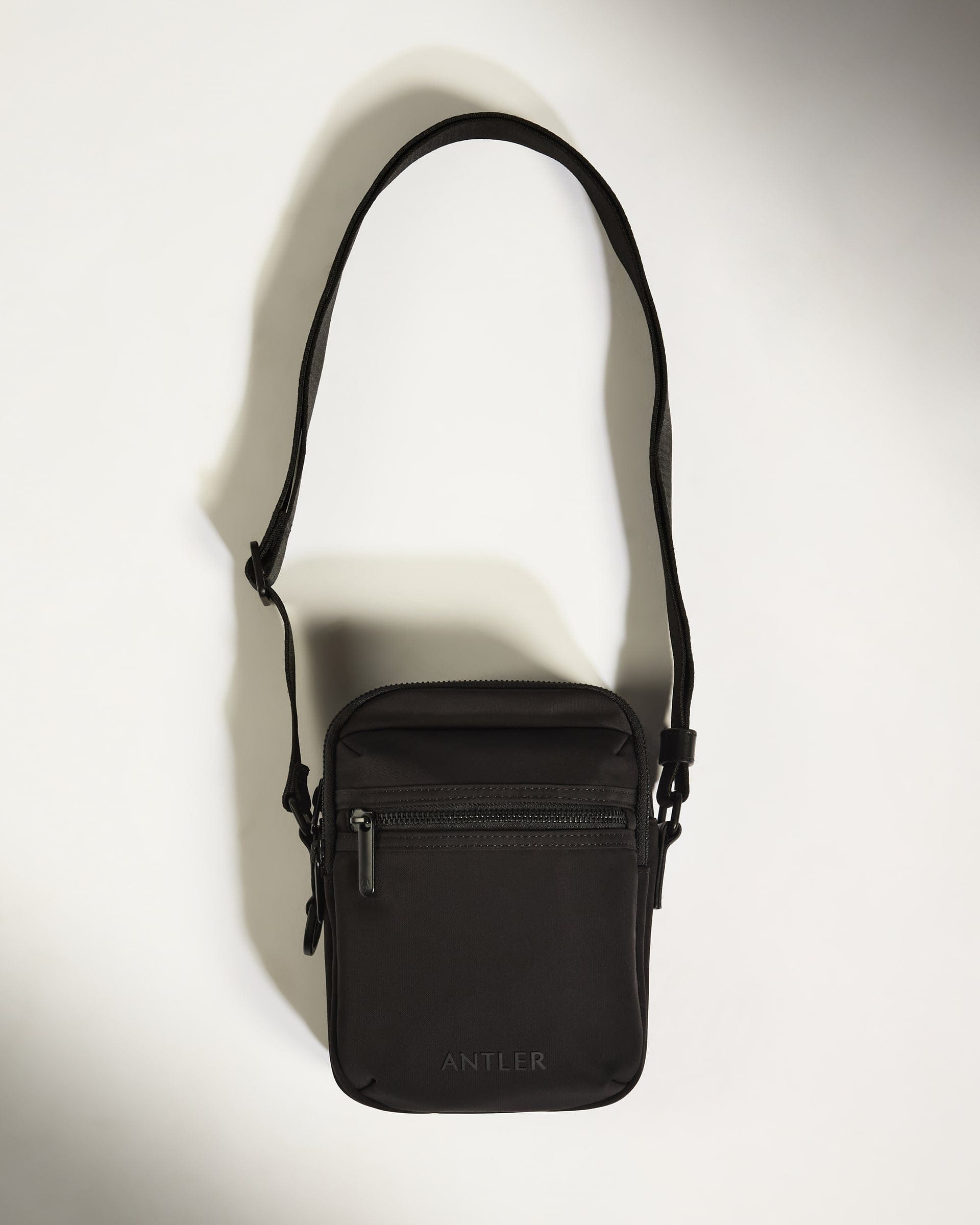 Antler Luggage -  Icon Crossbody Bag in Black - Cross Body Bag Icon Crossbody Bag in Black | Travel Bag & Accessories
