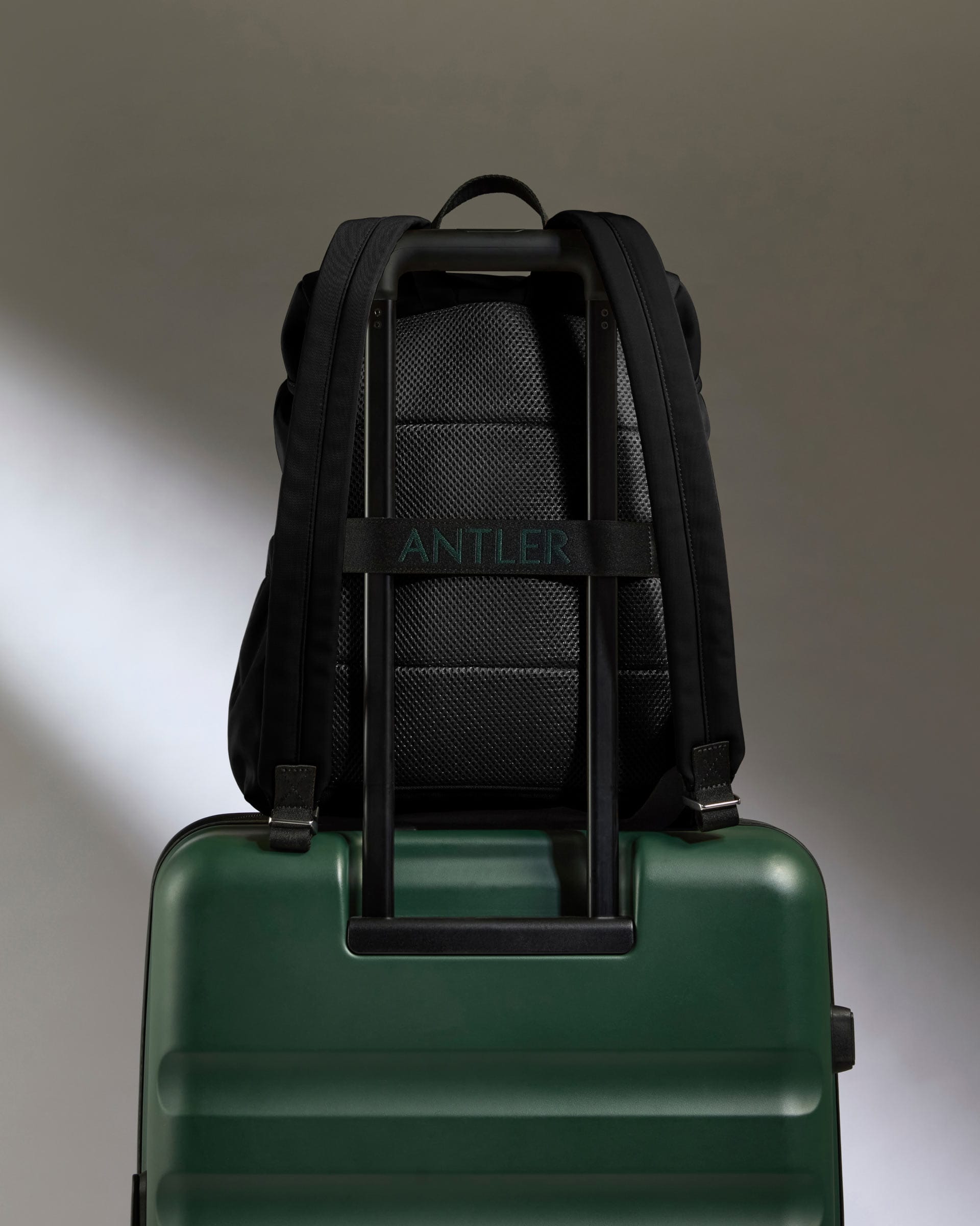 Antler Luggage -  Icon Drawstring Backpack in Black - Backpack Icon Drawstring in Black | Rucksacks & Travel Bags