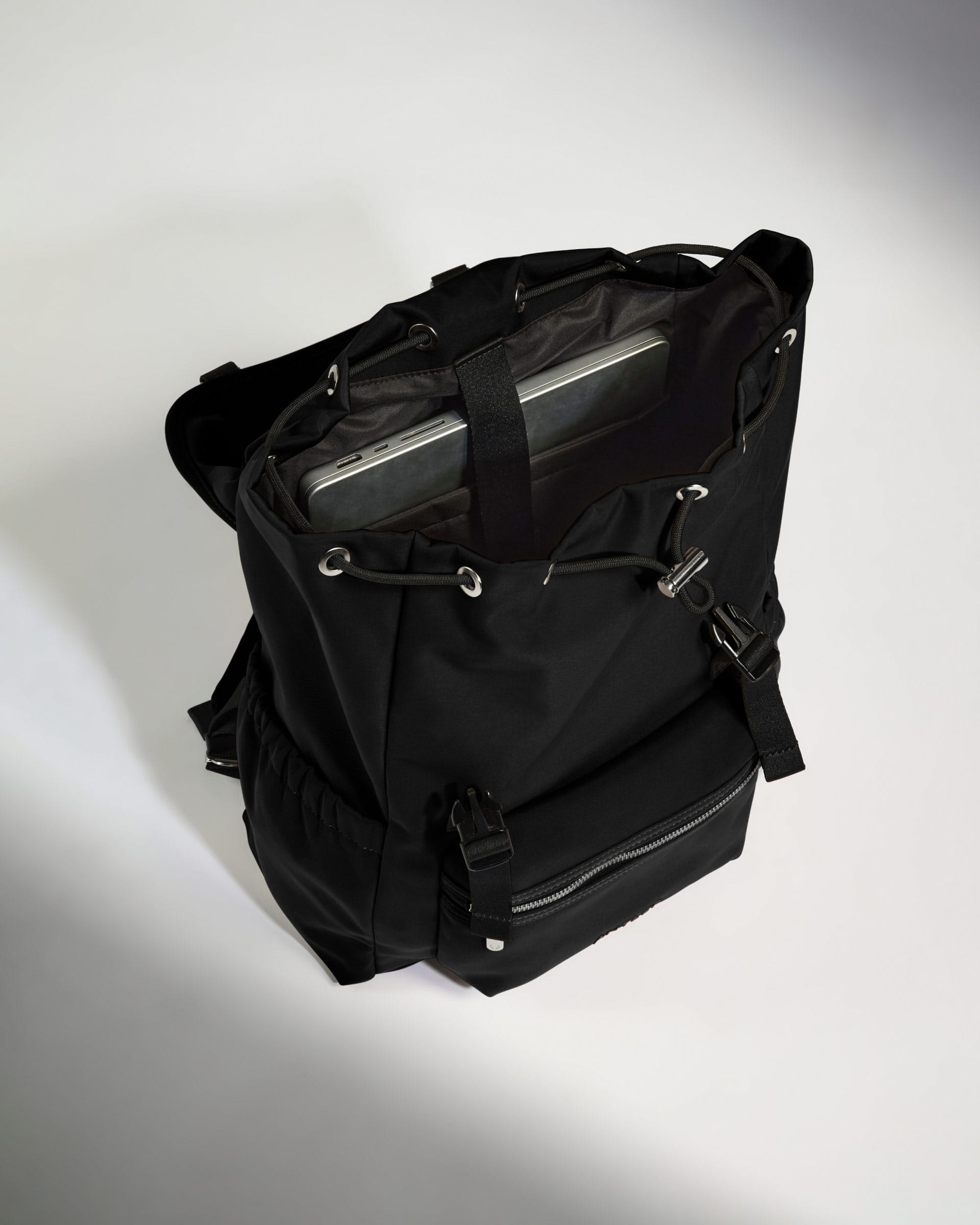 Antler Luggage -  Icon Drawstring Backpack in Black - Backpack Icon Drawstring in Black | Rucksacks & Travel Bags