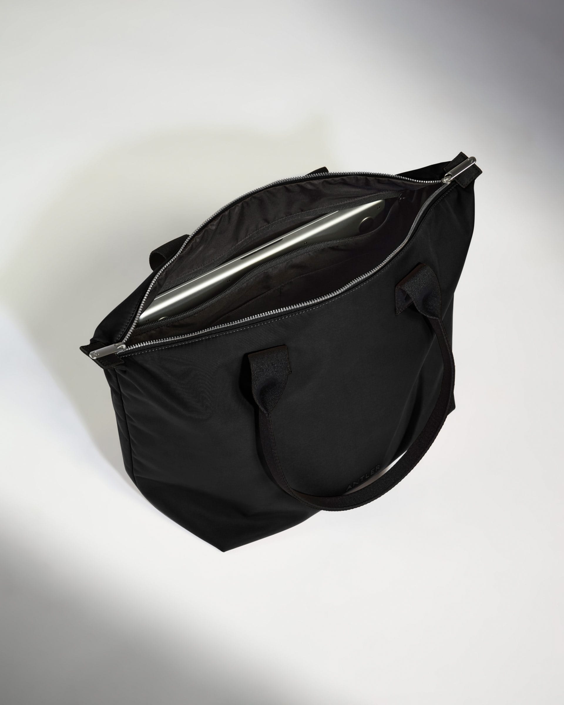 Antler Luggage -  Icon Flat Pack Tote Bag in Black - Tote Bag Icon Flat Pack Tote Bag in Black | Travel & Work Bags and Accessories
