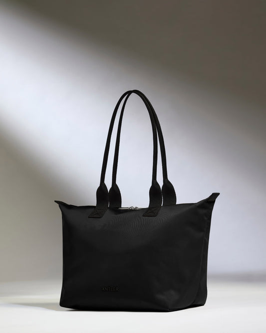 Antler Luggage -  Icon Flat Pack Tote Bag in Black - Tote Bag Icon Flat Pack Tote Bag in Black | Travel & Work Bags and Accessories