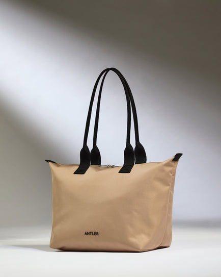 Antler Luggage -  Icon Flat Pack Tote Bag in Sand - Tote Bag Icon Flat Pack Tote Bag in Sand | Travel & Work Bags and Accessories