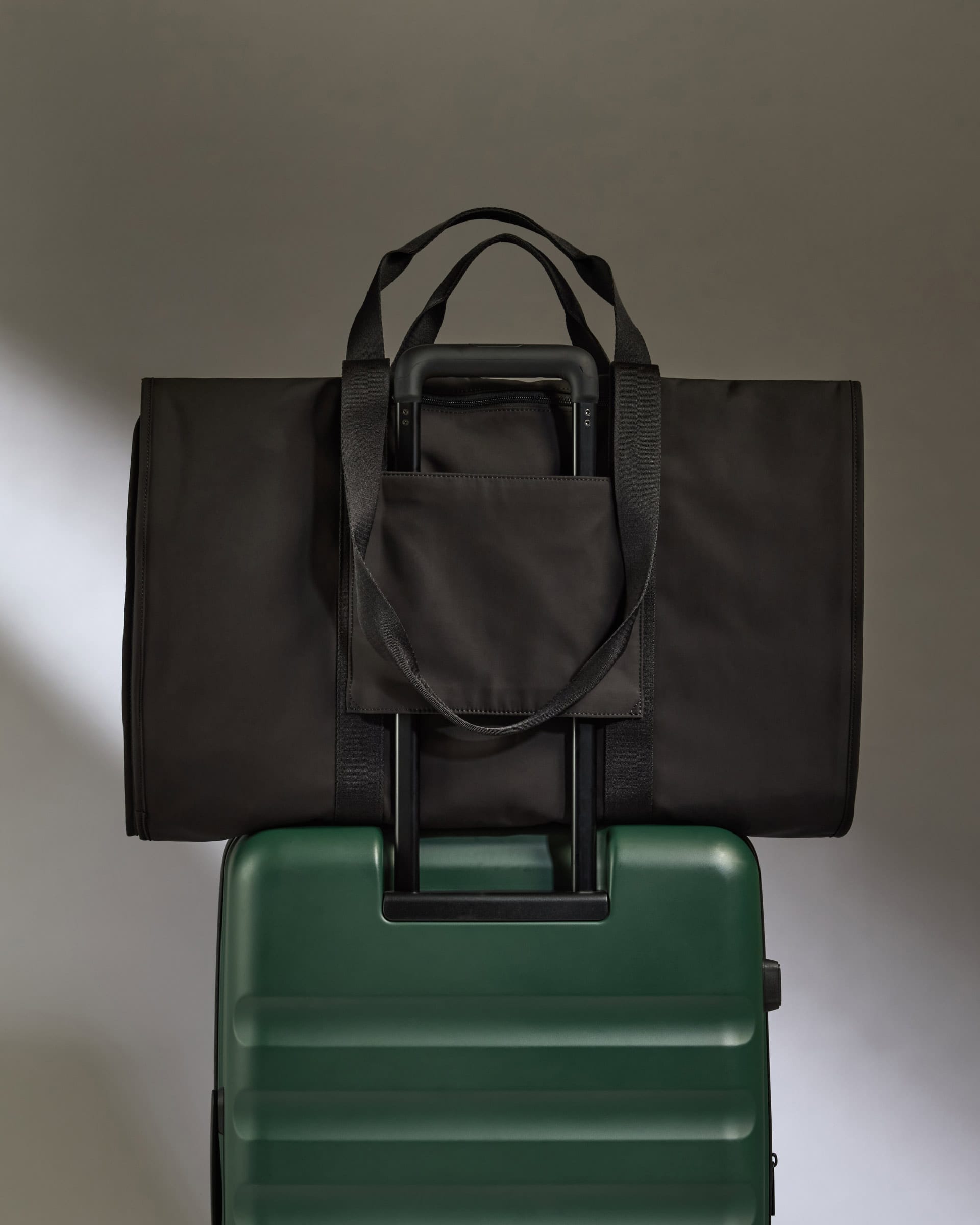 Antler Luggage -  Icon Garment Carrier in Black - Garment Cover Icon Garment Carrier Bag in Black | Travel & Lifestyle Holdall Duffel Bags 
