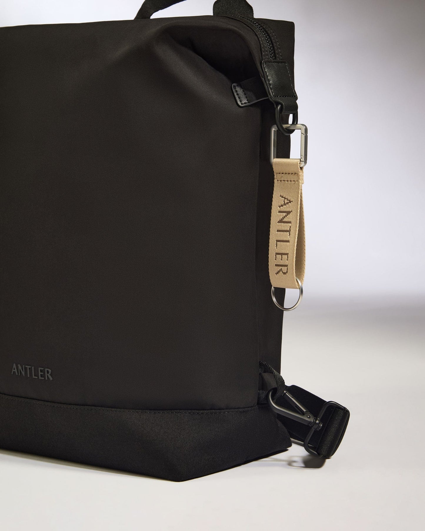 Antler Luggage -  Icon Keyring in Sand - Keyring Icon Keyring in Beige | Keychain & Travel Bag Accessories