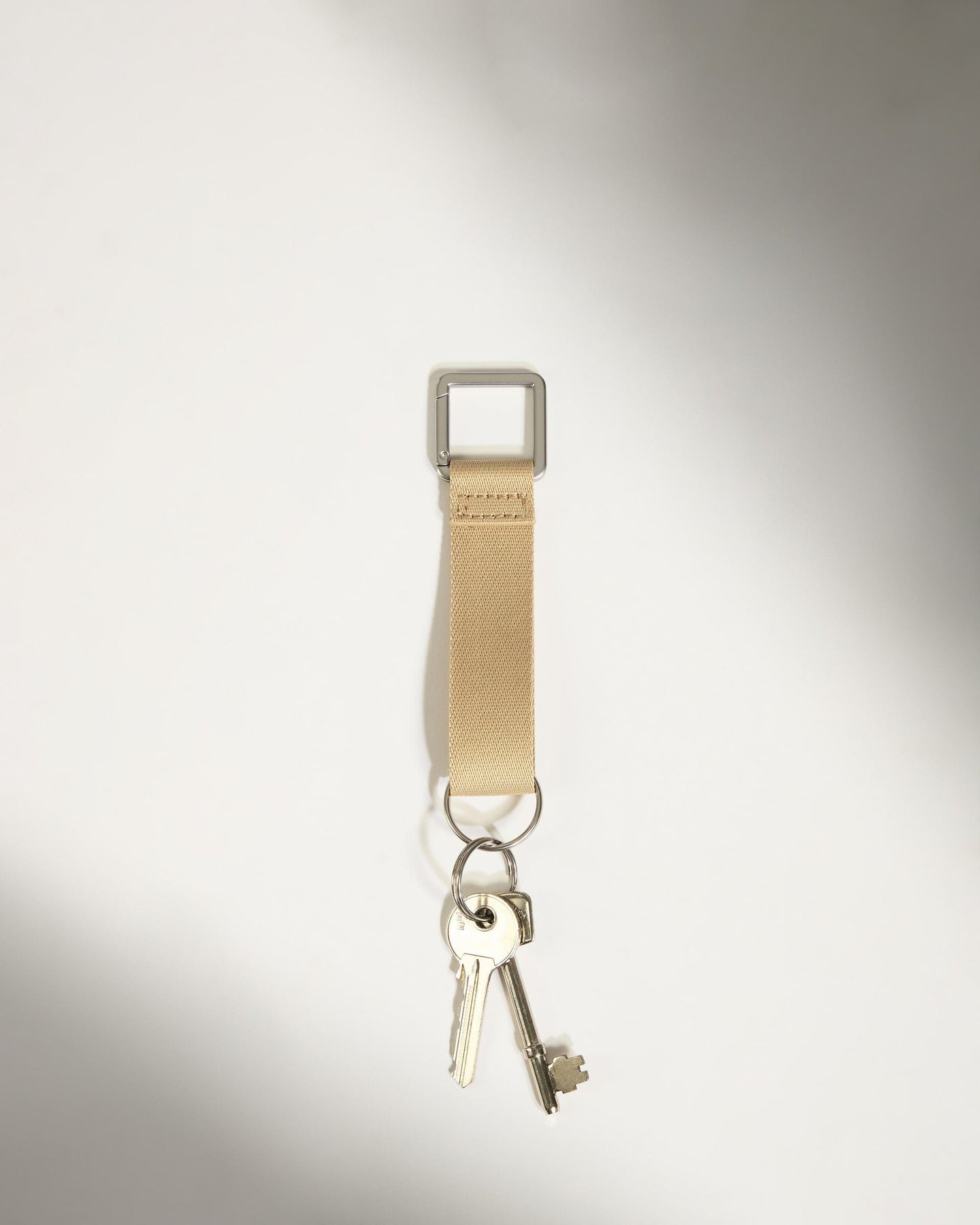 Antler Luggage -  Icon Keyring in Sand - Keyring Icon Keyring in Beige | Keychain & Travel Bag Accessories