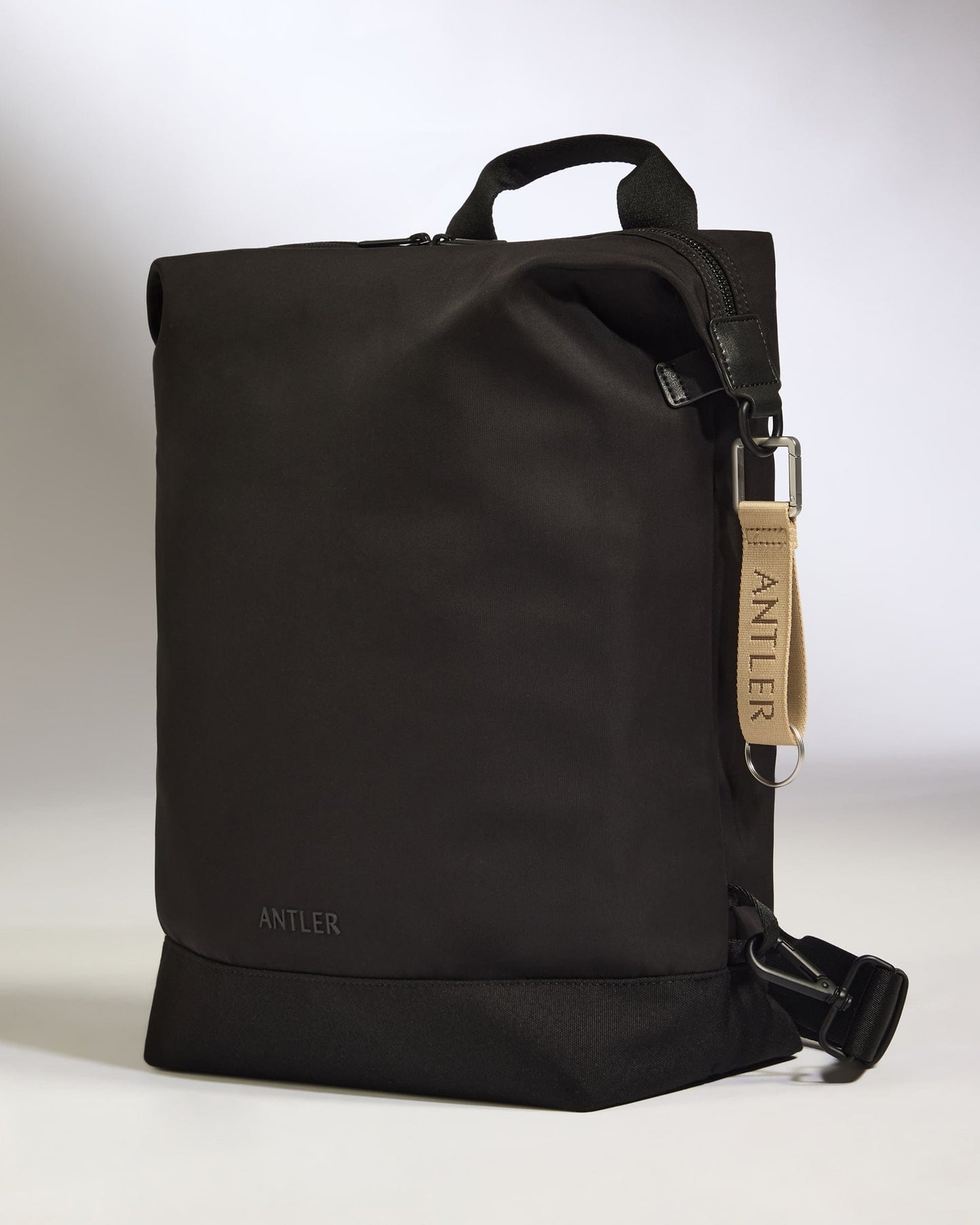 Antler Luggage -  Icon Keyring in Sand - Keyring Icon Keyring in Beige | Keychain & Travel Bag Accessories