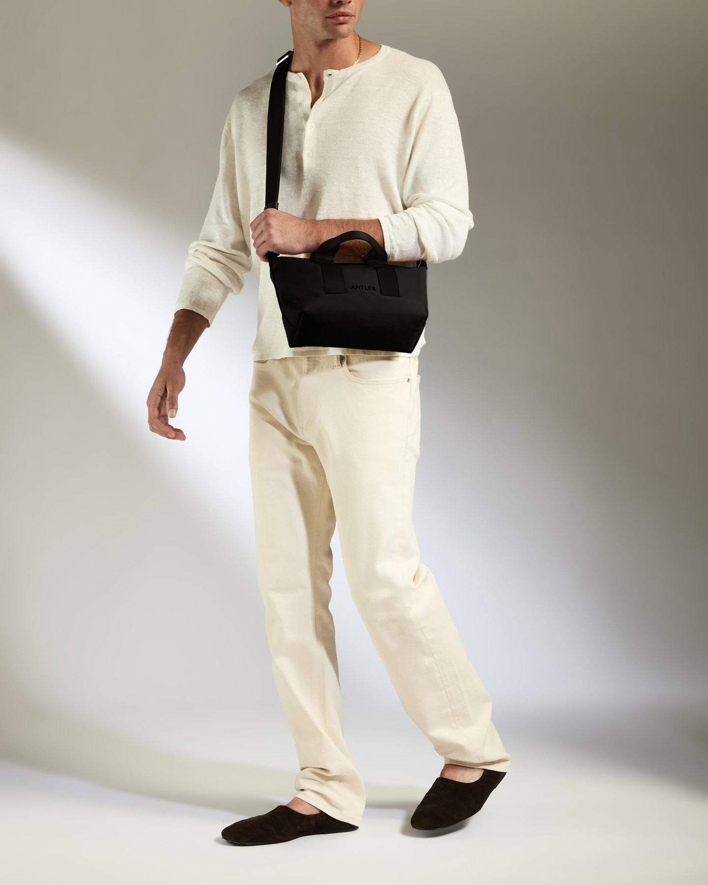Antler Luggage -  Icon Mini Crossbody Bag in Black - Cross Body Bag Icon Mini Crossbody Bag in Black | Travel Bag & Accessories