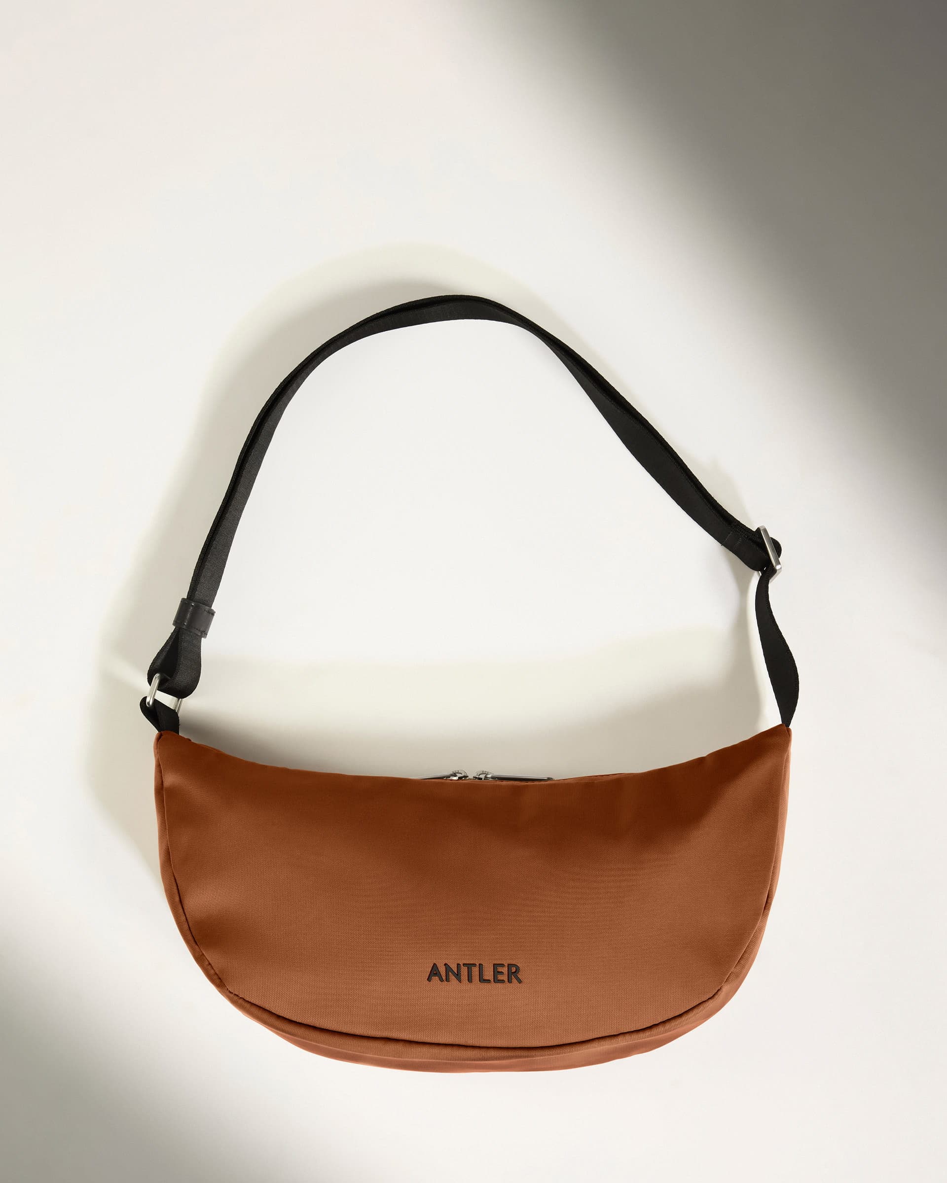 Antler Luggage -  Icon Slingbag in Clay - Cross Body Bag Icon Slingbag in Brown | Crossbody Travel Bag & Accessories