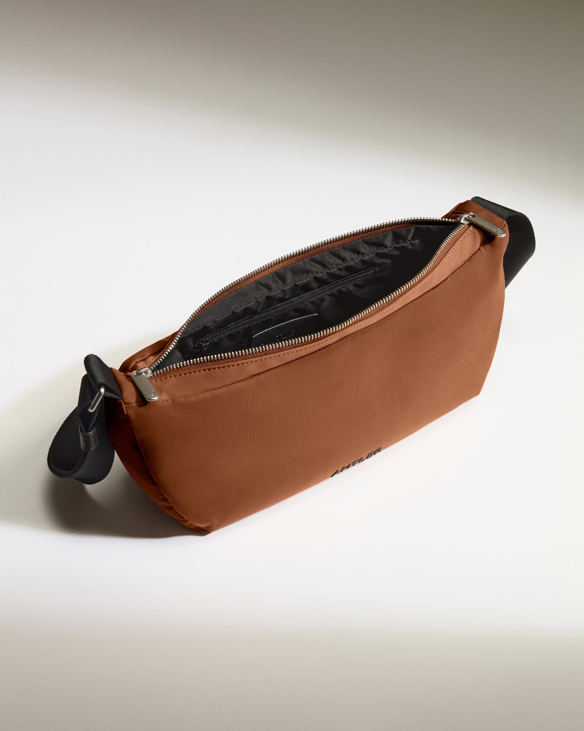 Antler Luggage -  Icon Slingbag in Clay - Cross Body Bag Icon Slingbag in Brown | Crossbody Travel Bag & Accessories