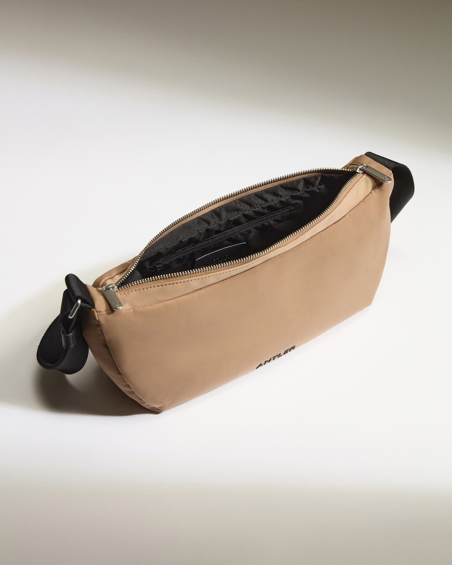 Antler Luggage -  Icon Slingbag in Sand - Cross Body Bag Icon Slingbag in Beige | Crossbody Travel Bag & Accessories