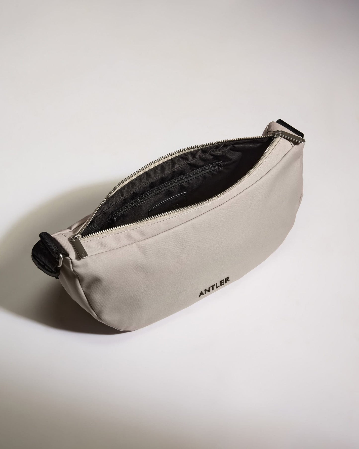 Antler Luggage -  Icon Slingbag in Taupe - Cross Body Bag Icon Slingbag Beige | Crossbody Travel Bag & Accessories