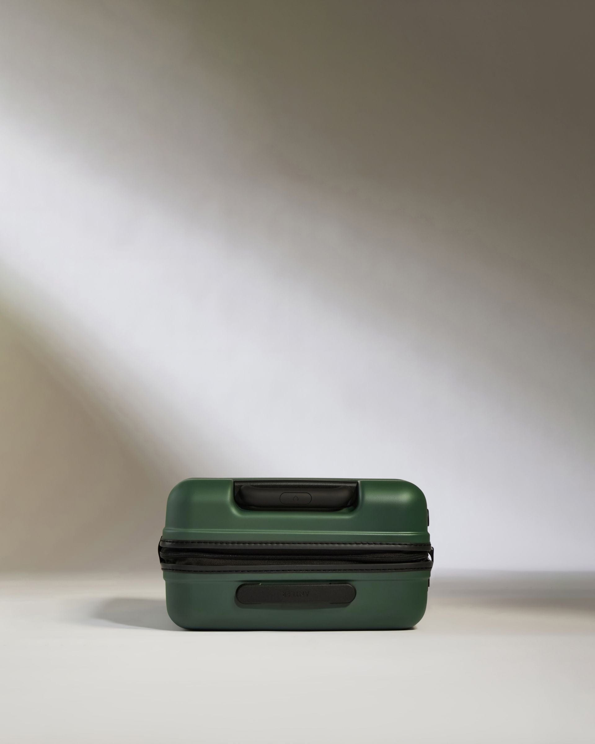 Antler Luggage -  Icon Stripe Cabin in Antler Green - Hard Suitcase Icon Stripe Cabin in Green | Lightweight & Hard Shell Suitcase | Cabin Bag