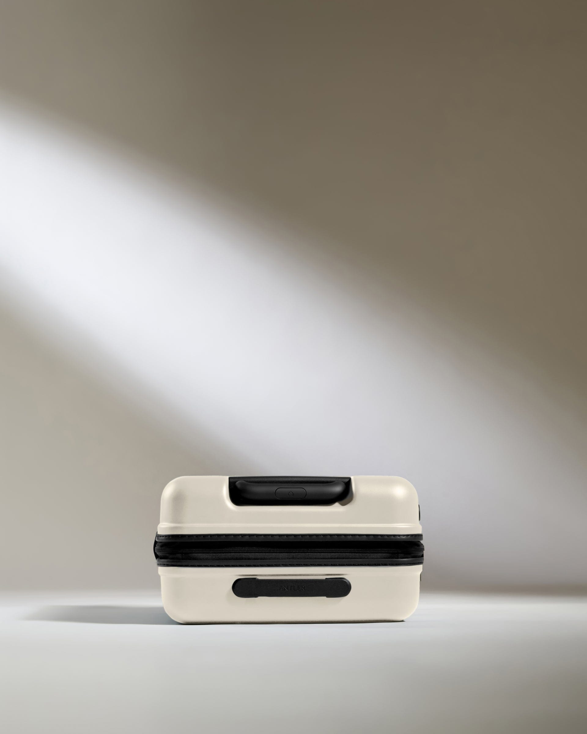 Antler Luggage -  Icon Stripe Cabin in Taupe - Hard Suitcase Icon Stripe Cabin in Taupe | Lightweight & Hard Shell Suitcase | Cabin Bag