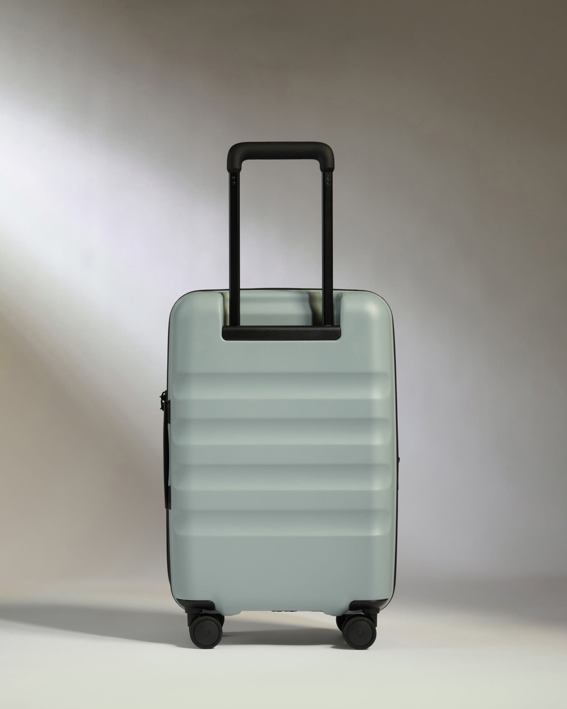 Antler Luggage -  Icon Stripe Cabin with Expander in Mist Blue - Hard Suitcase Icon Stripe Cabin with Expander in Blue | Lightweight & Hard Shell Suitcase