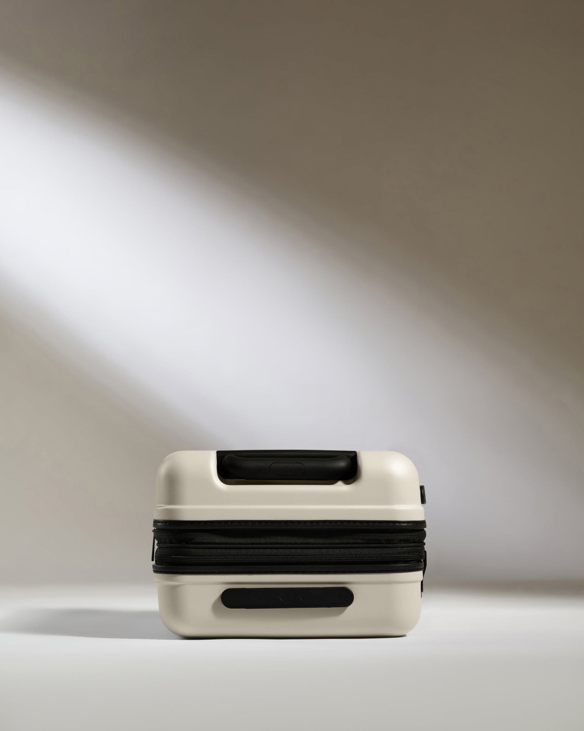 Antler Luggage -  Icon Stripe Cabin with Expander in Taupe - Hard Suitcase Icon Stripe Cabin with Expander in Taupe | Lightweight & Hard Shell Suitcase