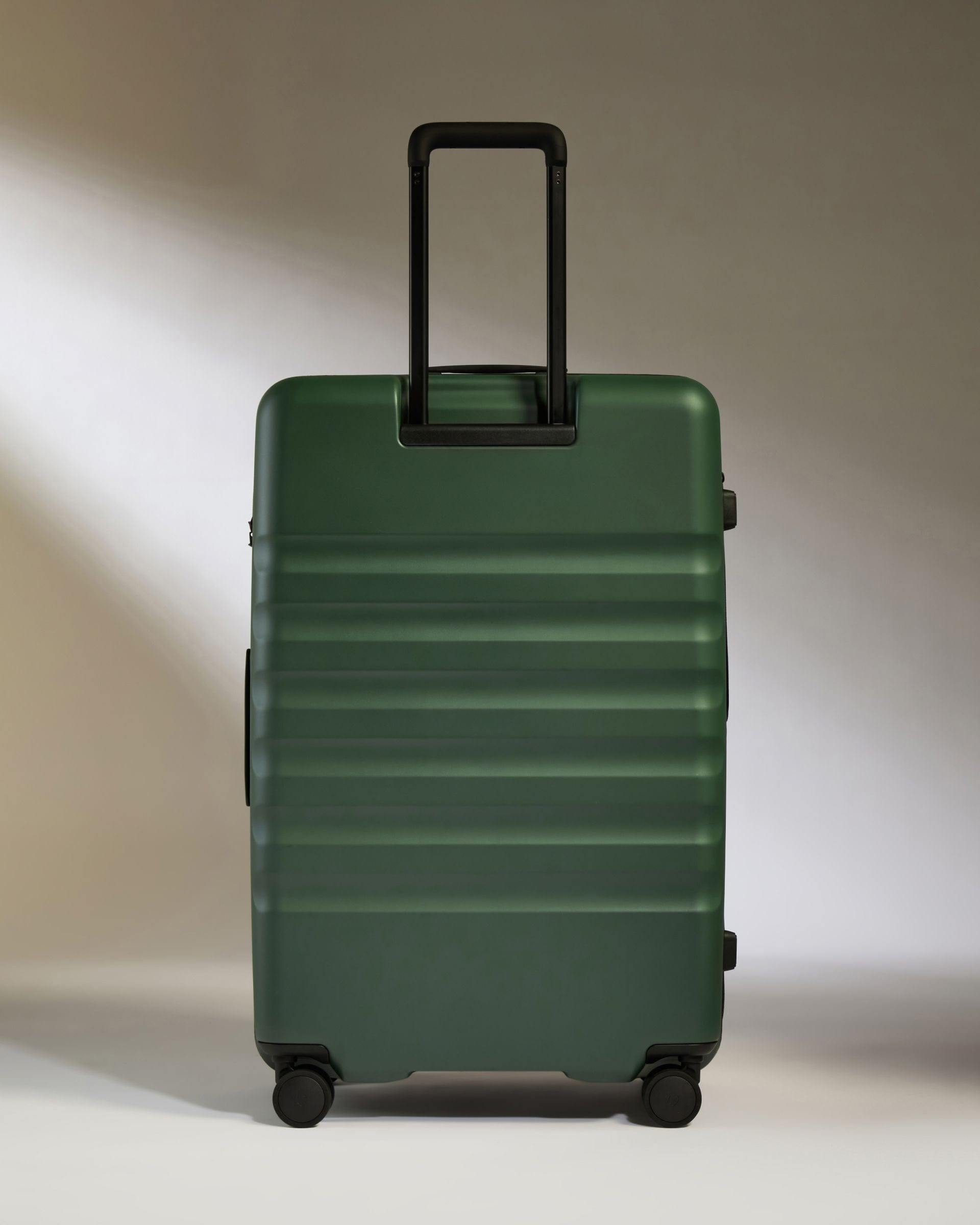Antler Luggage -  Icon Stripe Large in Antler Green - Hard Suitcase Icon Stripe Large Suitcase in Green | Lightweight & Hard Shell Suitcase