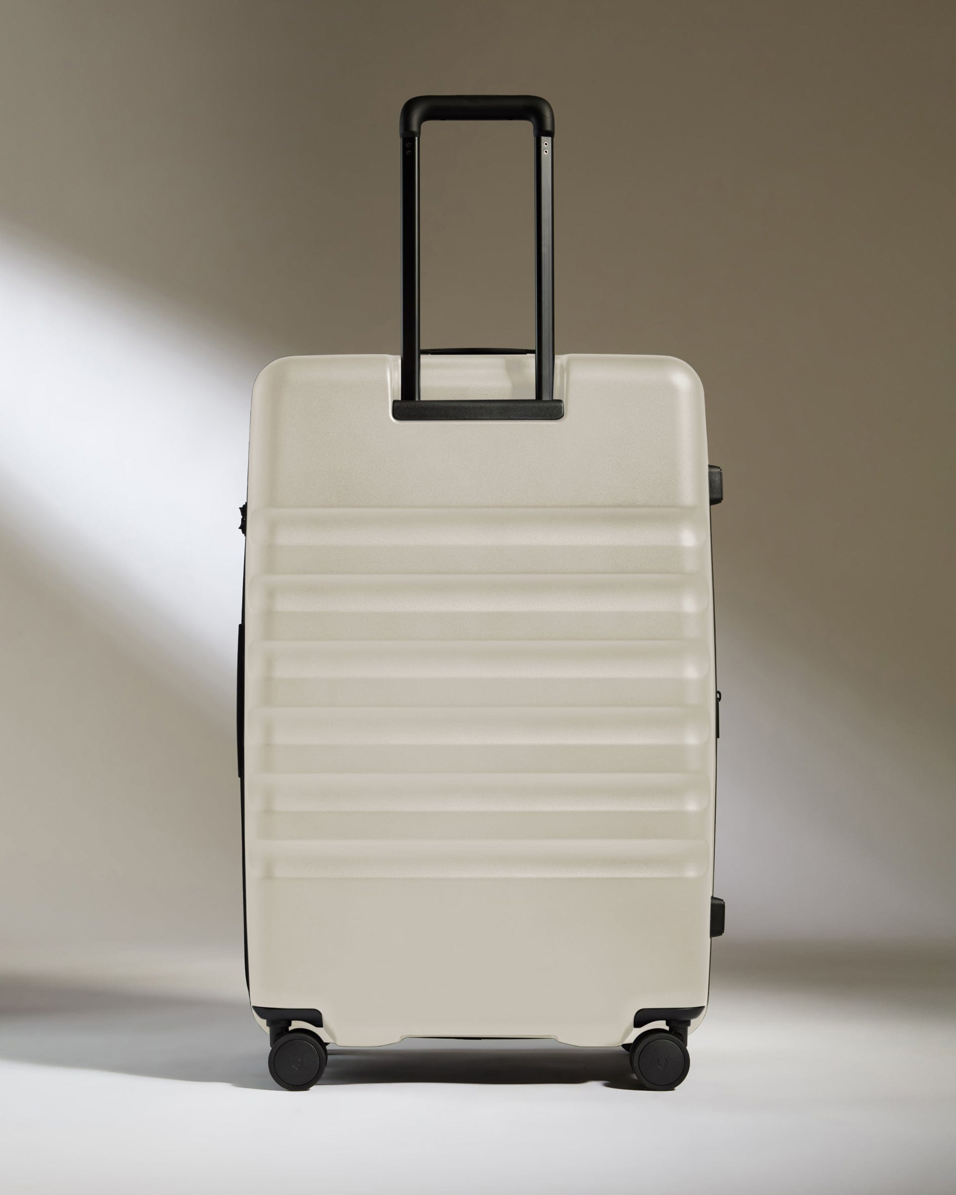 Antler Luggage -  Icon Stripe Large in Taupe - Hard Suitcase Icon Stripe Large Suitcase in Taupe | Lightweight & Hard Shell Suitcase