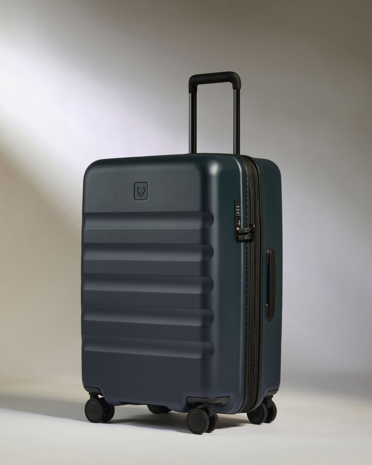 Medium Suitcase Indigo Icon Stripe