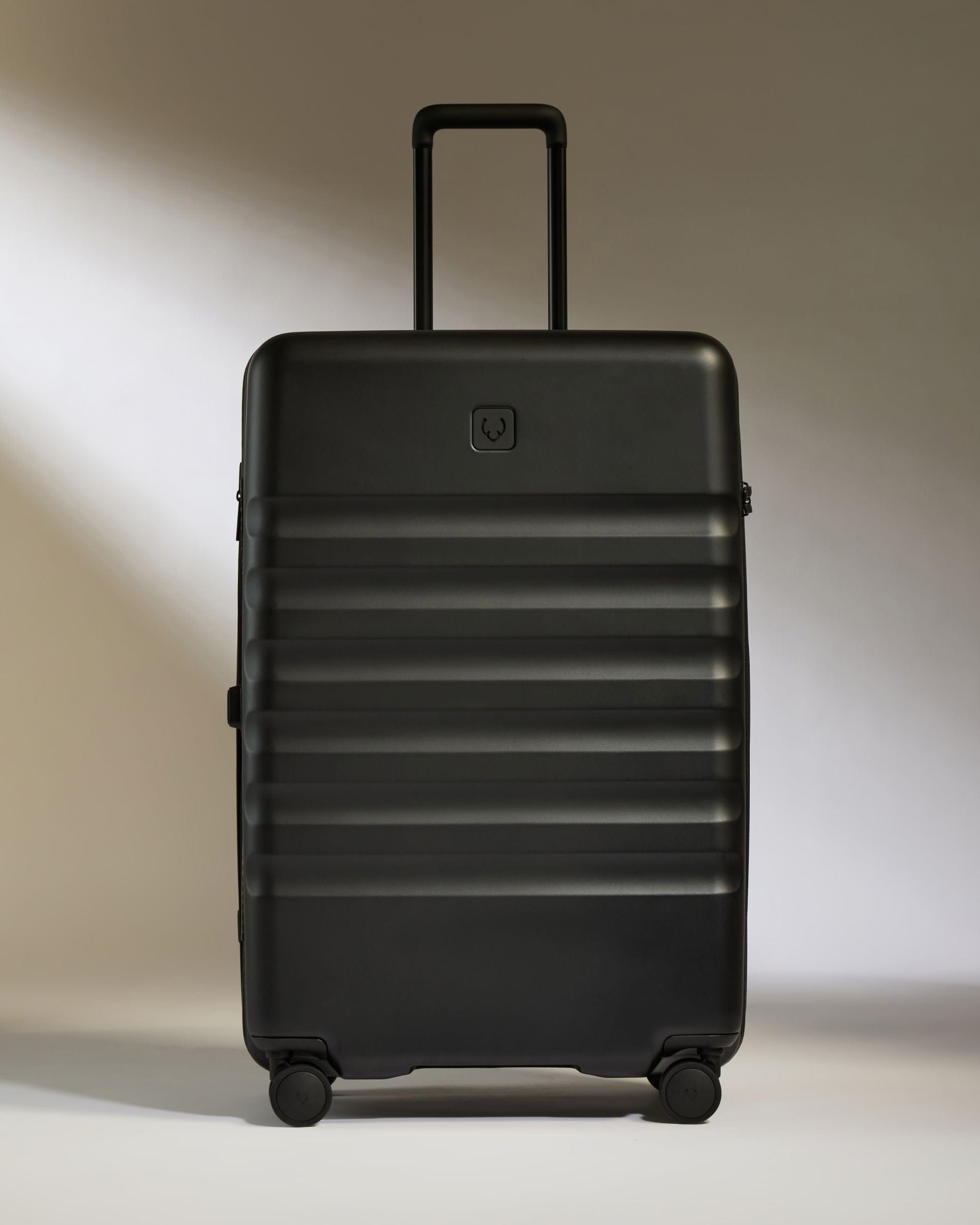 Antler Luggage -  Icon Stripe Set in Black - Hard Suitcase Icon Stripe Set in Black | Lightweight & Hard Shell Suitcase