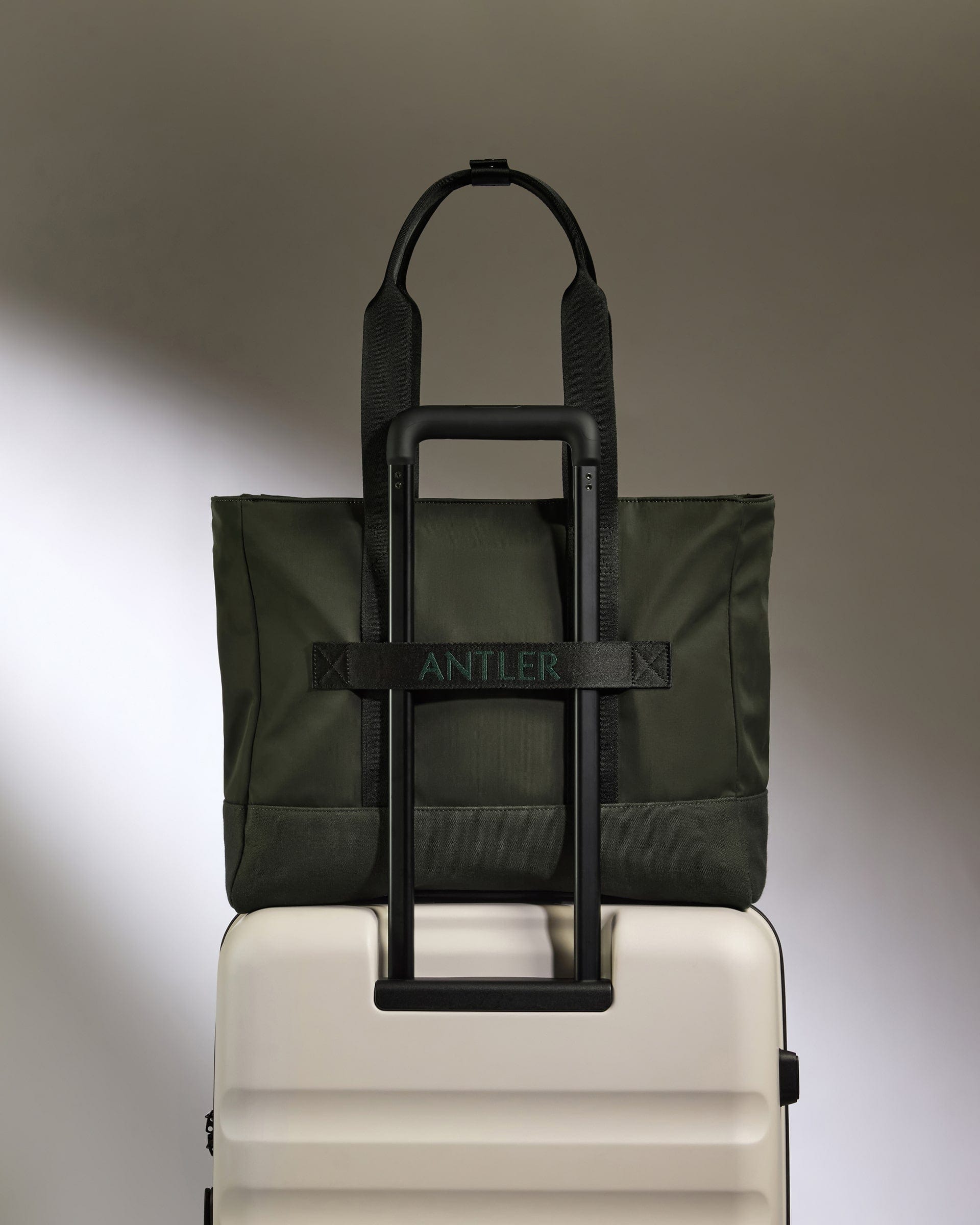 Antler Luggage -  Icon Tote Bag in Dark Khaki Green - Tote Bag Icon Tote Bag in Khaki Green | Travel & Work Bags and Accessories